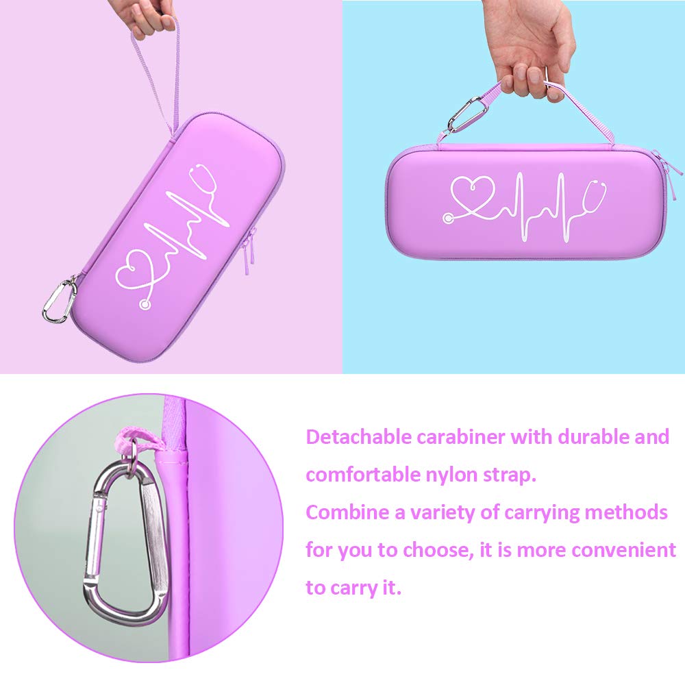 Foto 4 | Funda Para Estetoscopio Bovke Para 3m Littmann Cardiology Iv  Color Morado - Venta Internacional.