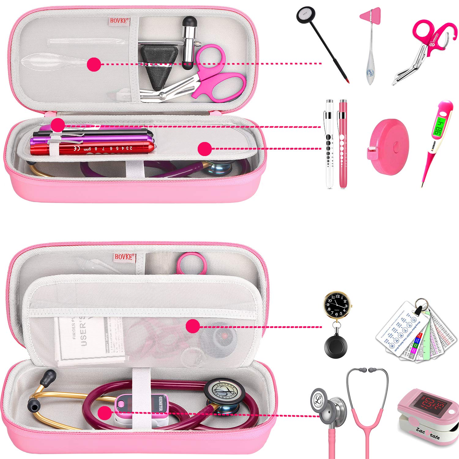 Foto 5 pulgar | Funda De Estetoscopio Bovke Para 3m Littmann Cardiology Iv - Venta Internacional.