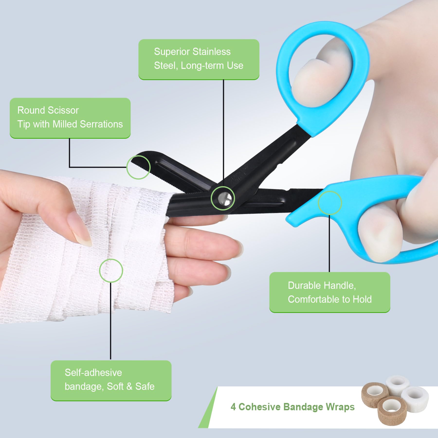 Foto 4 | Set De Fundas Para Estetoscopio Bovke Medical Supplies Nursing Green - Venta Internacional.