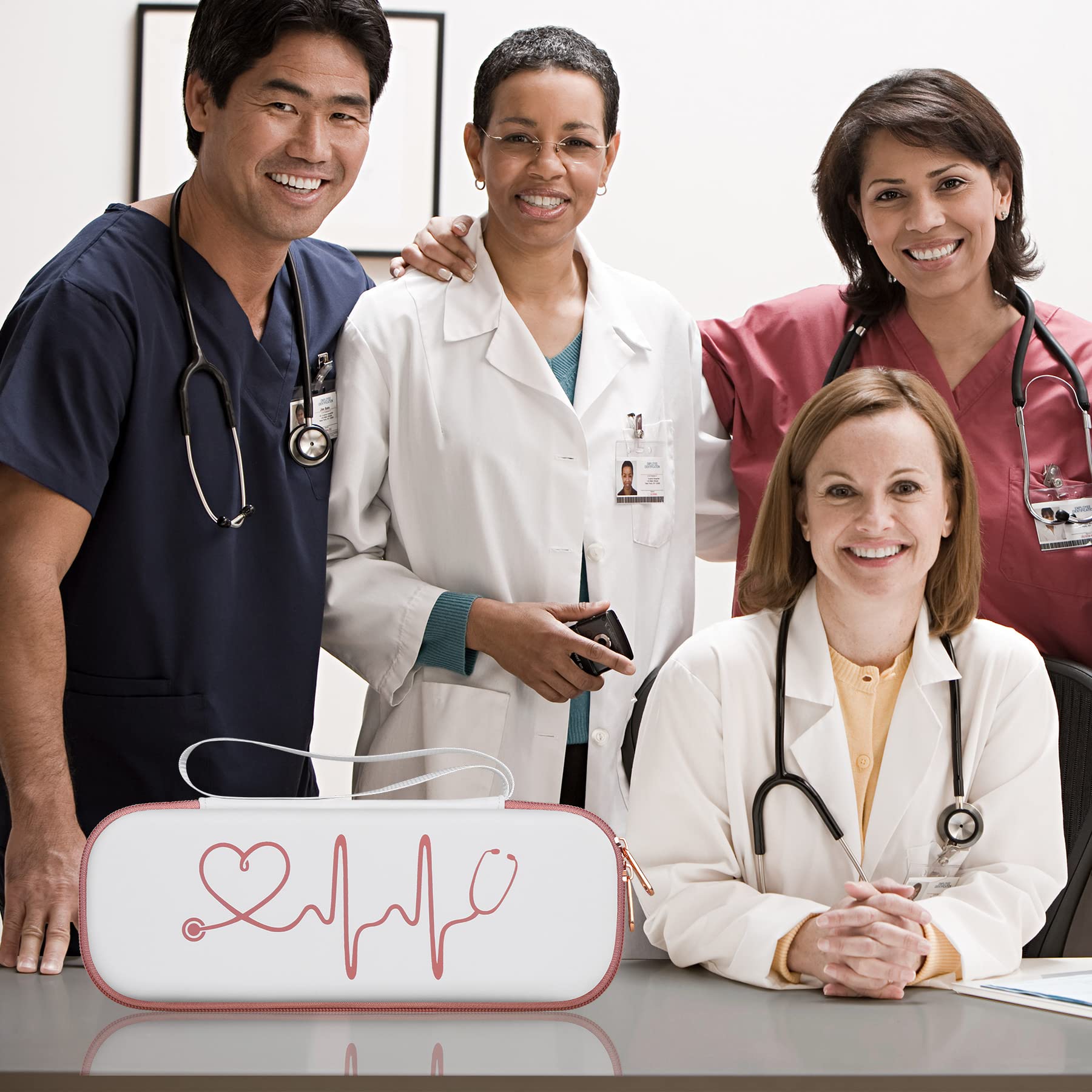 Foto 7 | Funda Para Estetoscopio Bovke Para 3m Littmann Classic Iii  Color Blanco - Venta Internacional.