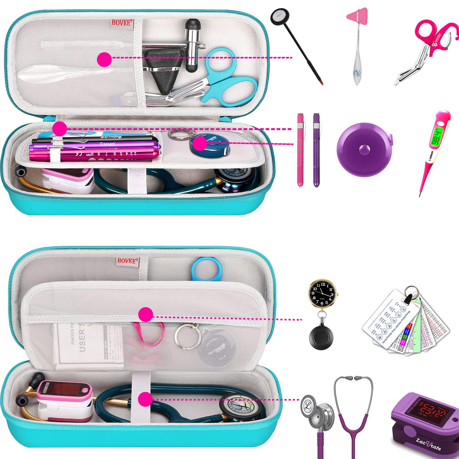 Foto 2 | Funda Para Estetoscopio Bovke Compatible Con 3m Littmann Cardiology Iv - Venta Internacional.