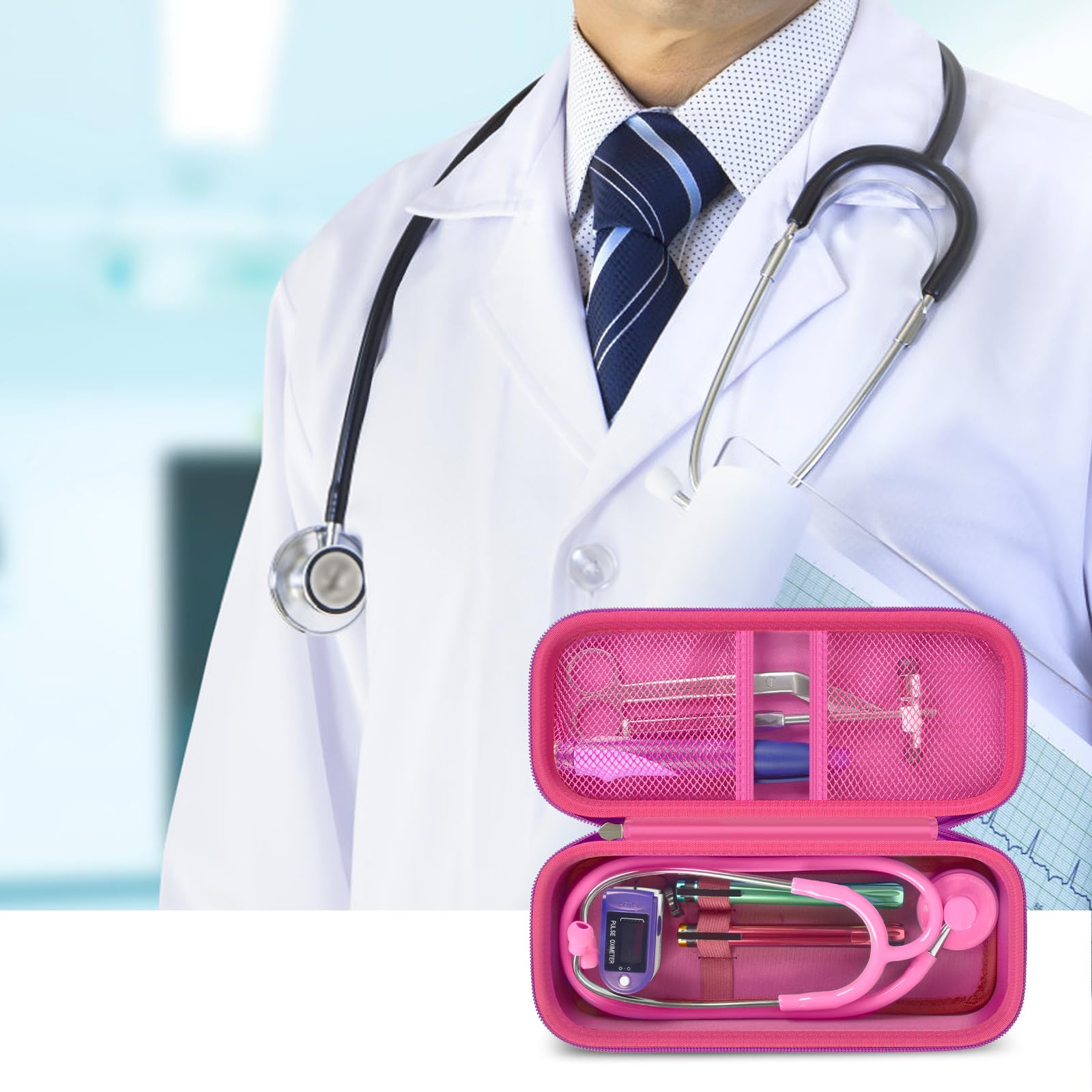 Foto 7 | Funda Para Estetoscopio Alkoo Compatible Con 3m Littmann Classic Iii - Venta Internacional.
