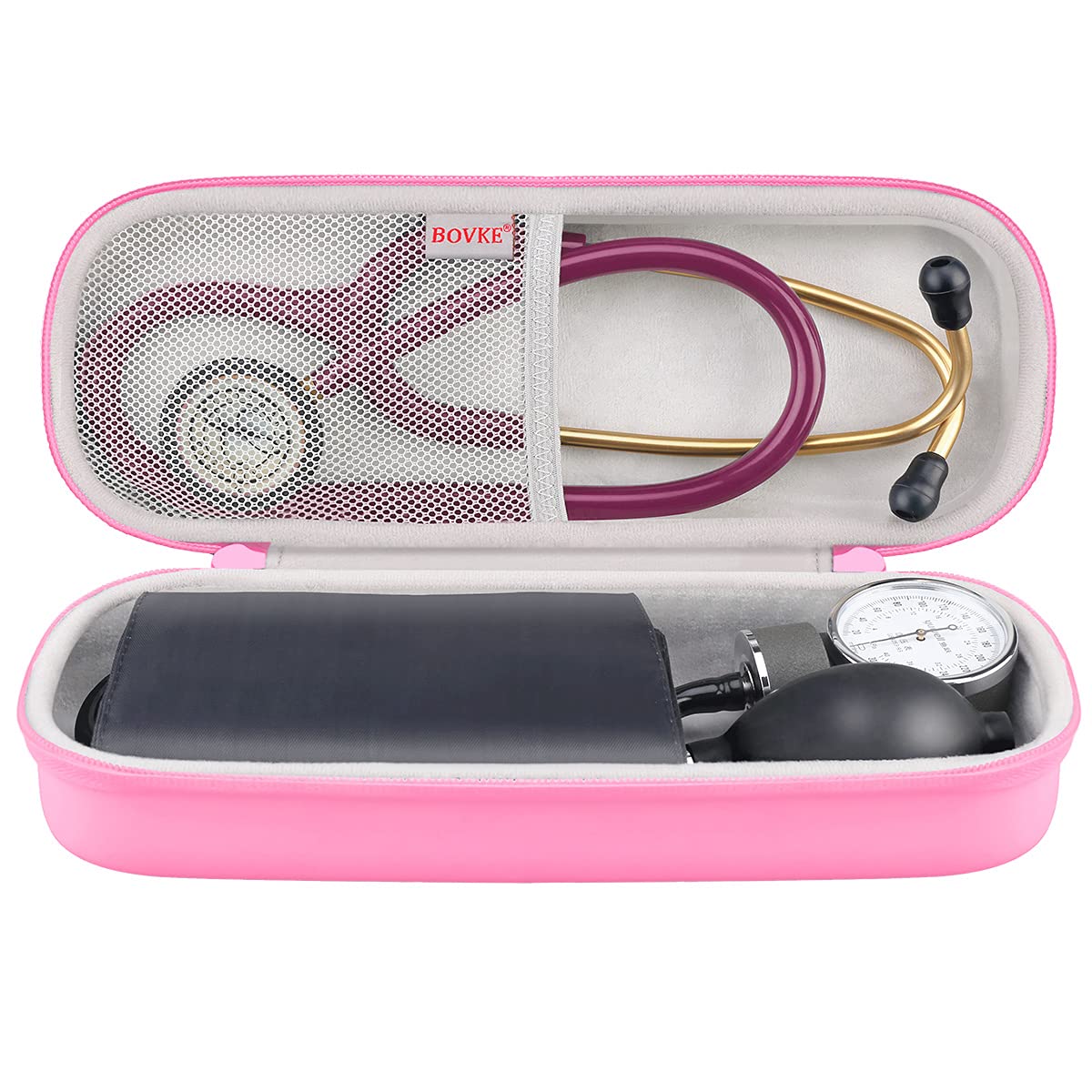 Foto 3 pulgar | Funda De Transporte Bovke Para Estetoscopio Littmann De 3m  Color Rosa Perla - Venta Internacional.