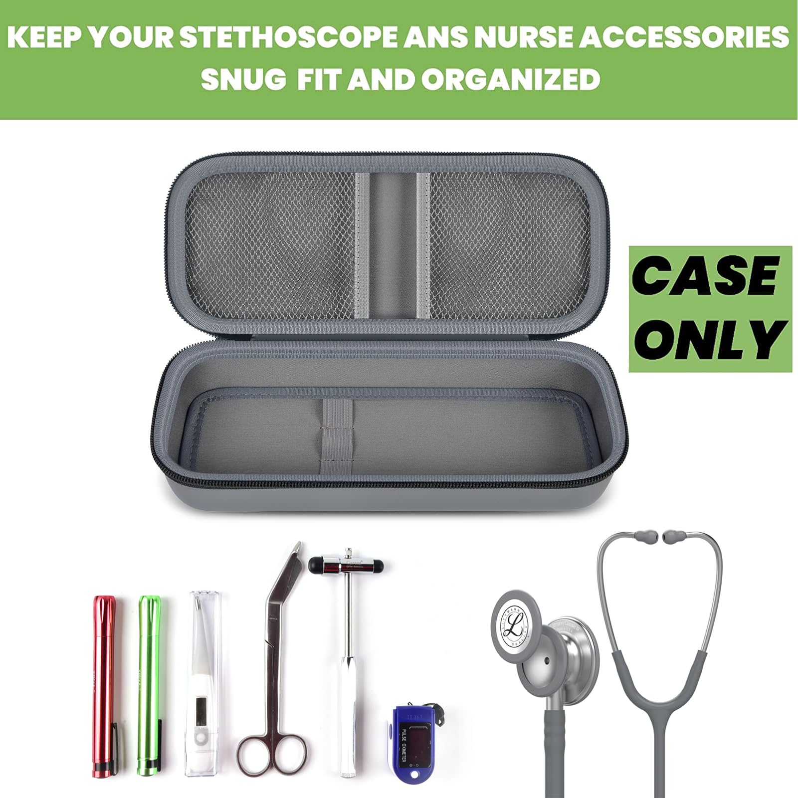 Foto 3 pulgar | Funda Para Estetoscopio Alkoo Compatible Con 3m Littmann Classic Iii - Venta Internacional.