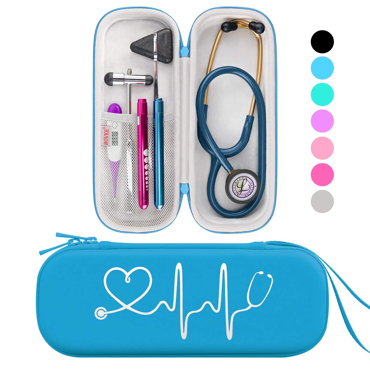Foto 2 pulgar | Funda De Transporte Bovke Para Estetoscopio 3m Littmann Classic Iii - Venta Internacional.