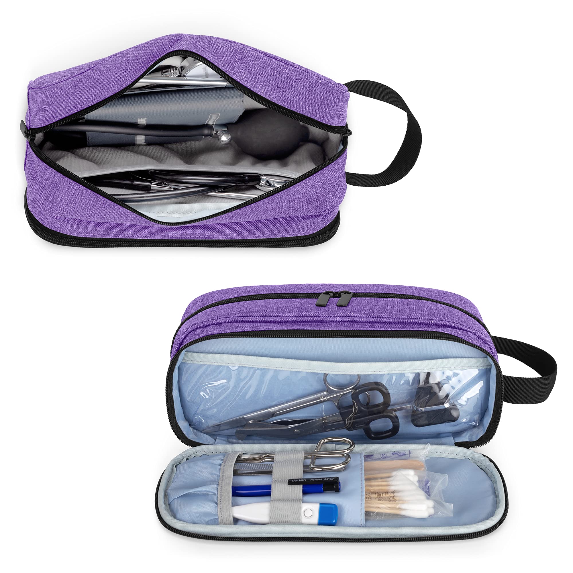 Funda De Transporte Para Estetoscopios Trunab Hold 2  Color Morado - Venta Internacional. $727