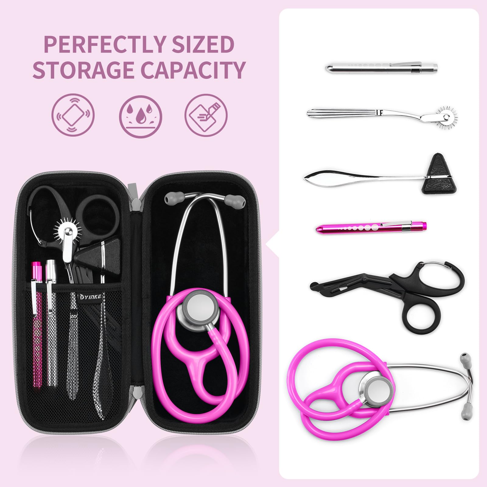 Foto 3 pulgar | Funda De Estetoscopio Yinke Para 3m Littmann Classic Iii Y Más - Venta Internacional.