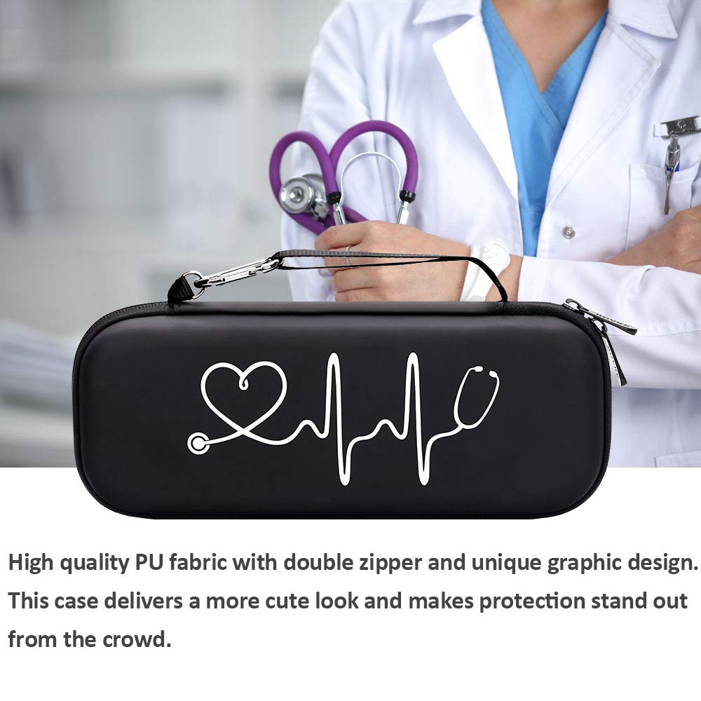 Foto 6 | Funda De Estetoscopio Bovke Para 3m Littmann Cardiology Iv Negra - Venta Internacional.