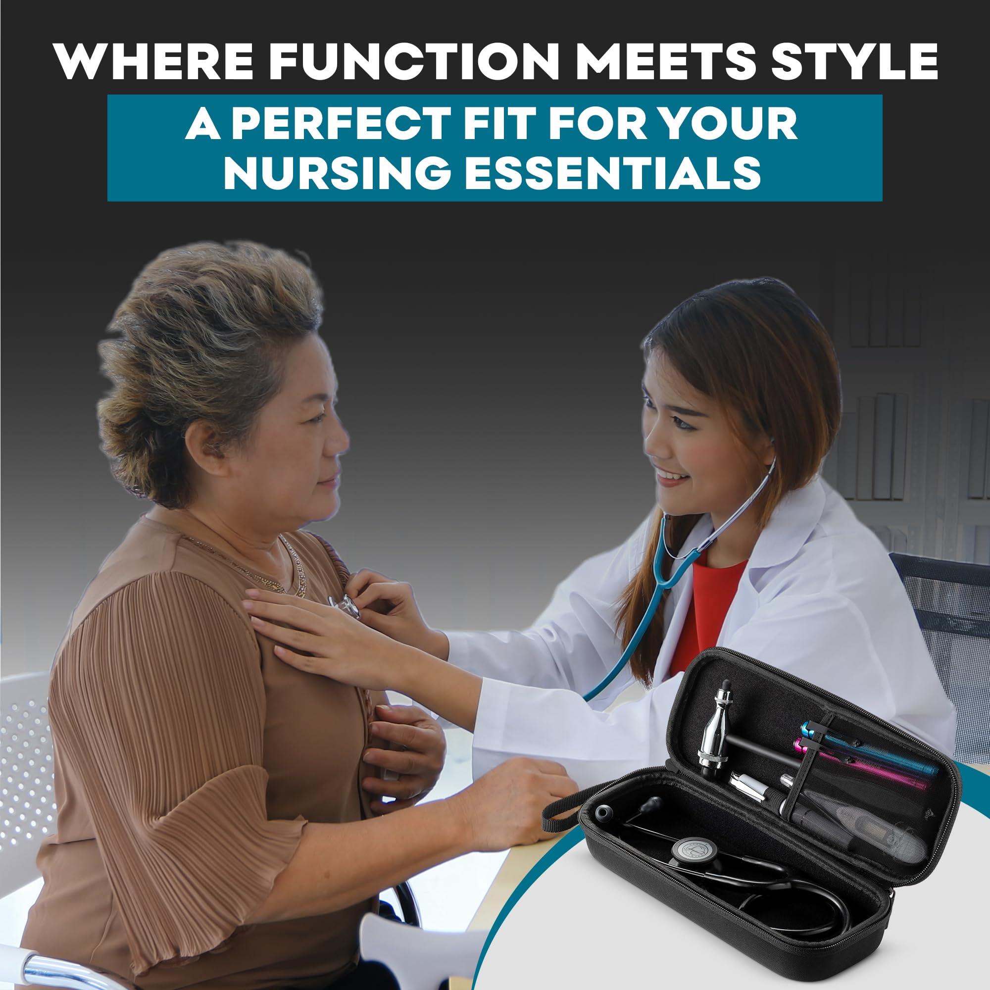 Foto 7 | Funda De Estetoscopio Para 3m Littmann Classic Iii - Venta Internacional.