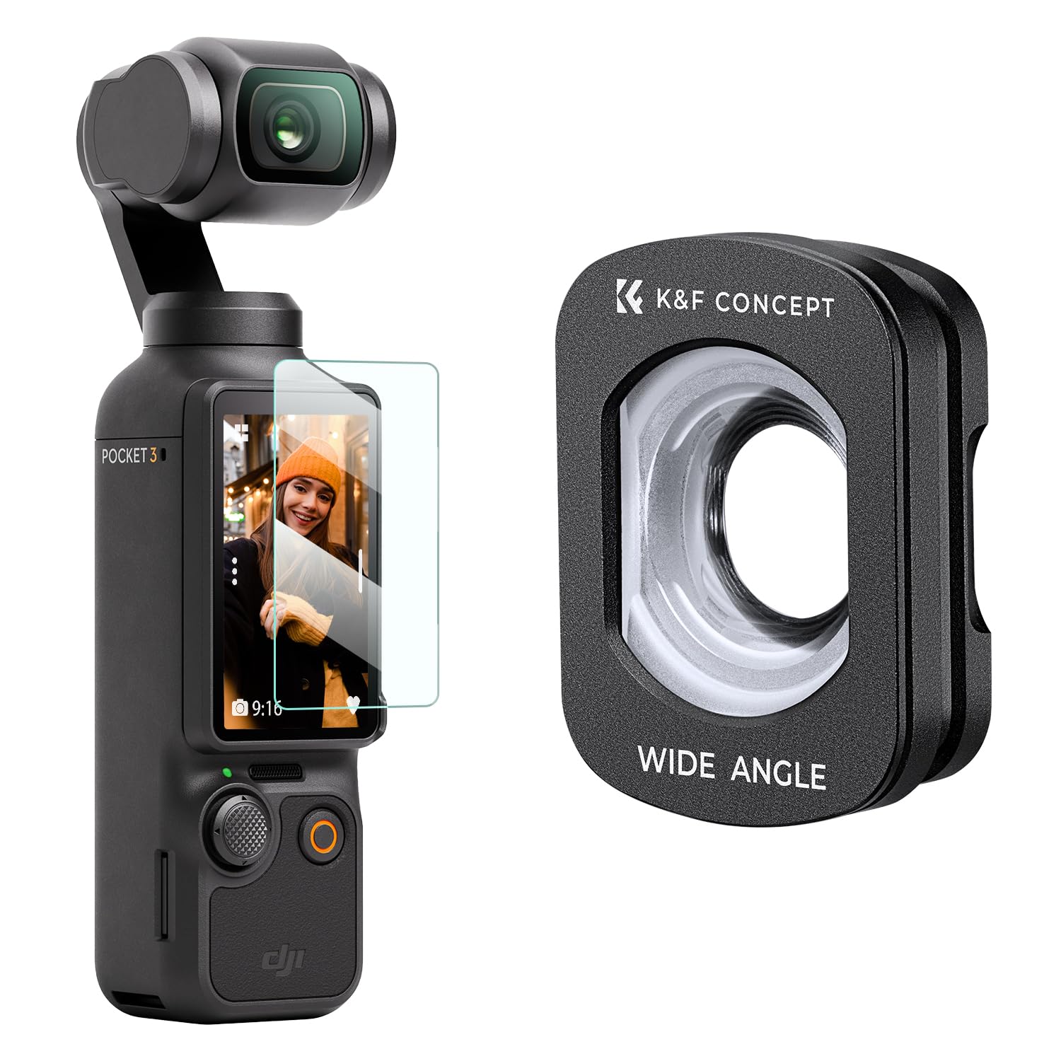 Lente Gran Angular K&F Concept Compatible con DJI Osmo Pocket 3 - Venta Internacional $685