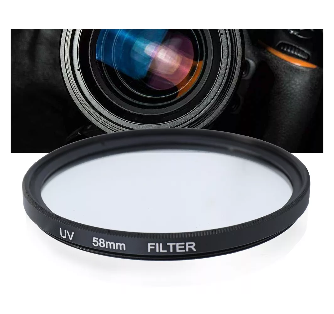 Foto 5 | Kit De Filtro De Lente De Cámara Uv+ Cpl + Fld Filtro 58 Mm Negro