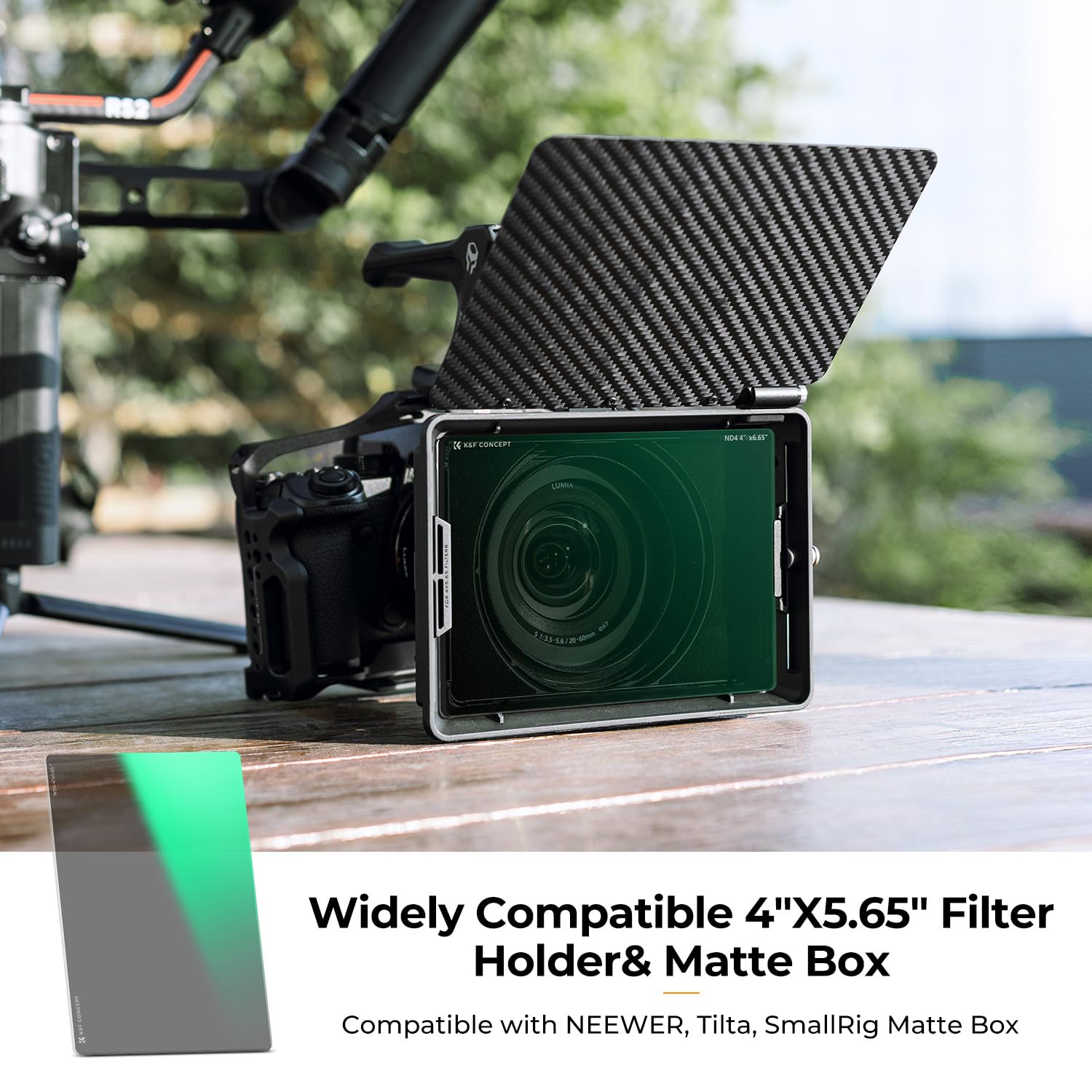 Foto 2 | Filtro Square Nd0.9 (3 Pasos) K&f Concept Cinema 4x5.65 - Venta Internacional.