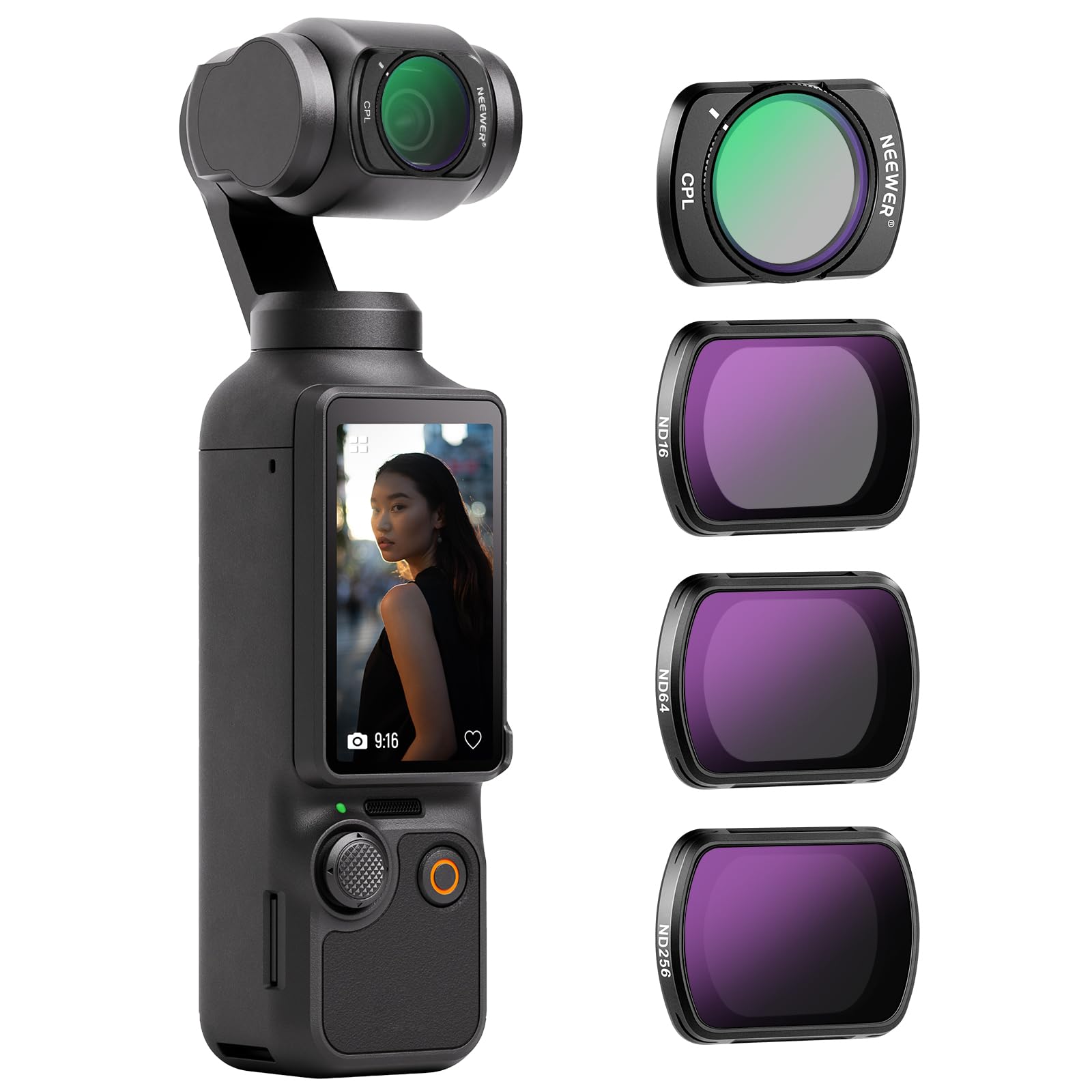 Foto 2 pulgar | Kit De Filtros Neewer Magnetic Nd Y Cpl Para Dji Osmo Pocket 3 - Venta Internacional.