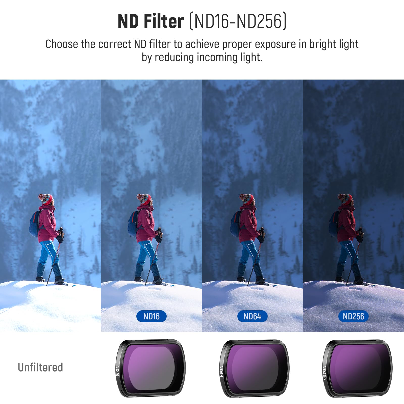 Foto 6 pulgar | Kit De Filtros Neewer Magnetic Nd Y Cpl Para Dji Osmo Pocket 3 - Venta Internacional.