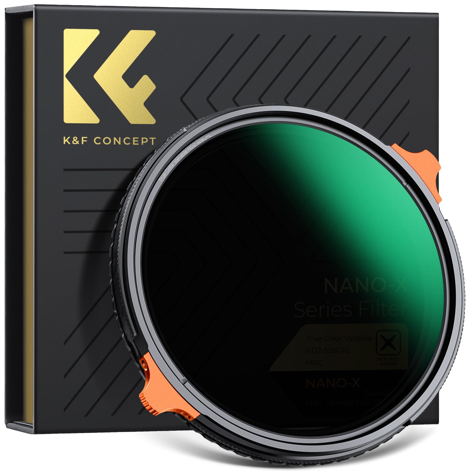 Foto 2 pulgar | Filtro K&f Concept True Color Variable Fader Nd2-32 Nd82 Mm - Venta Internacional.