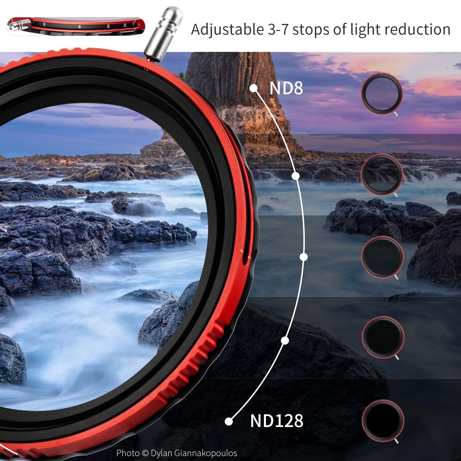 Foto 2 | Filtro Polarizador Circular Multicapa Haida Pro Ii + Vnd 82 Mm - Venta Internacional.