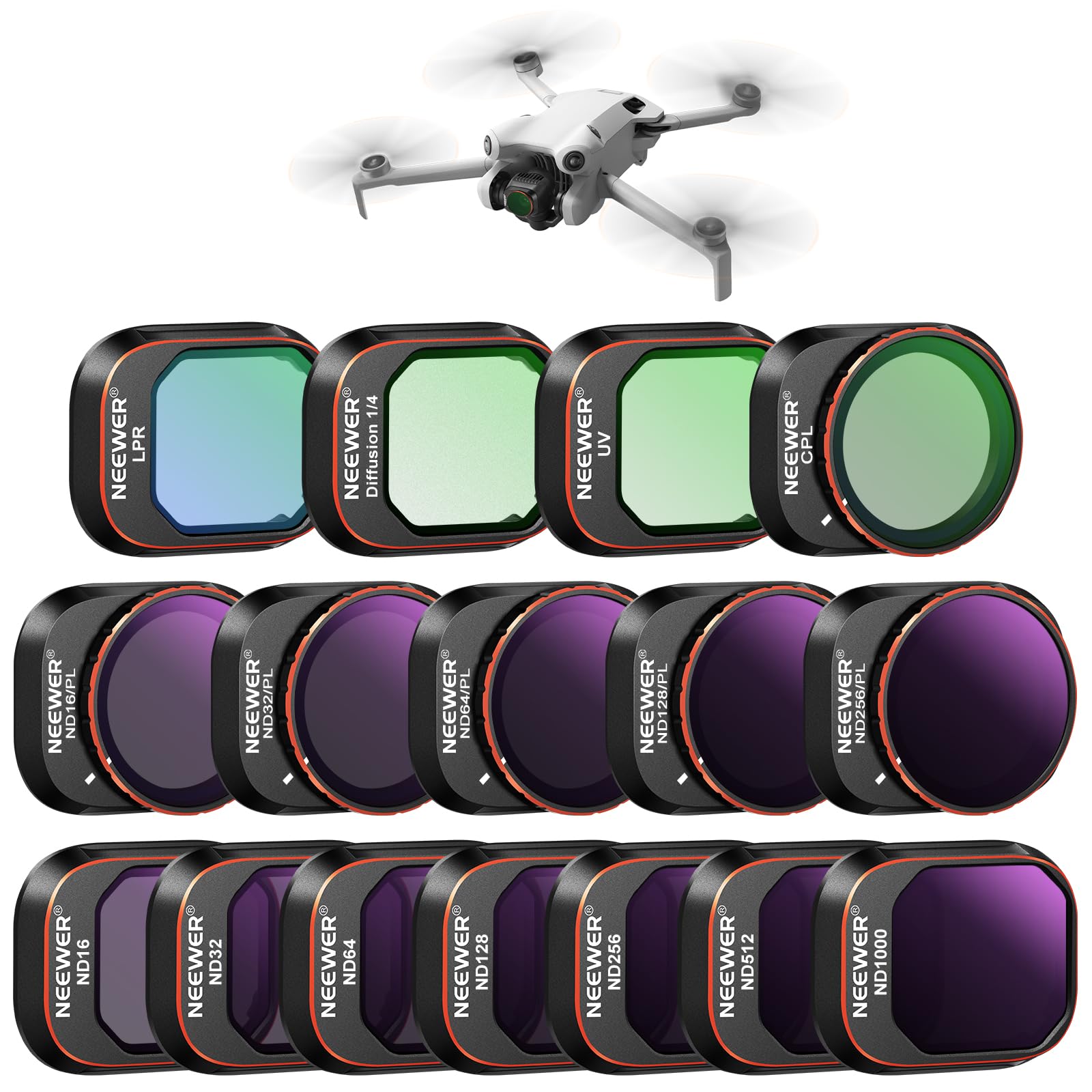 Foto 2 pulgar | Juego De Filtros Neewer Nd, Cpl Y Effect Para Dji Mini 4 Pro 16 Pa - Venta Internacional.