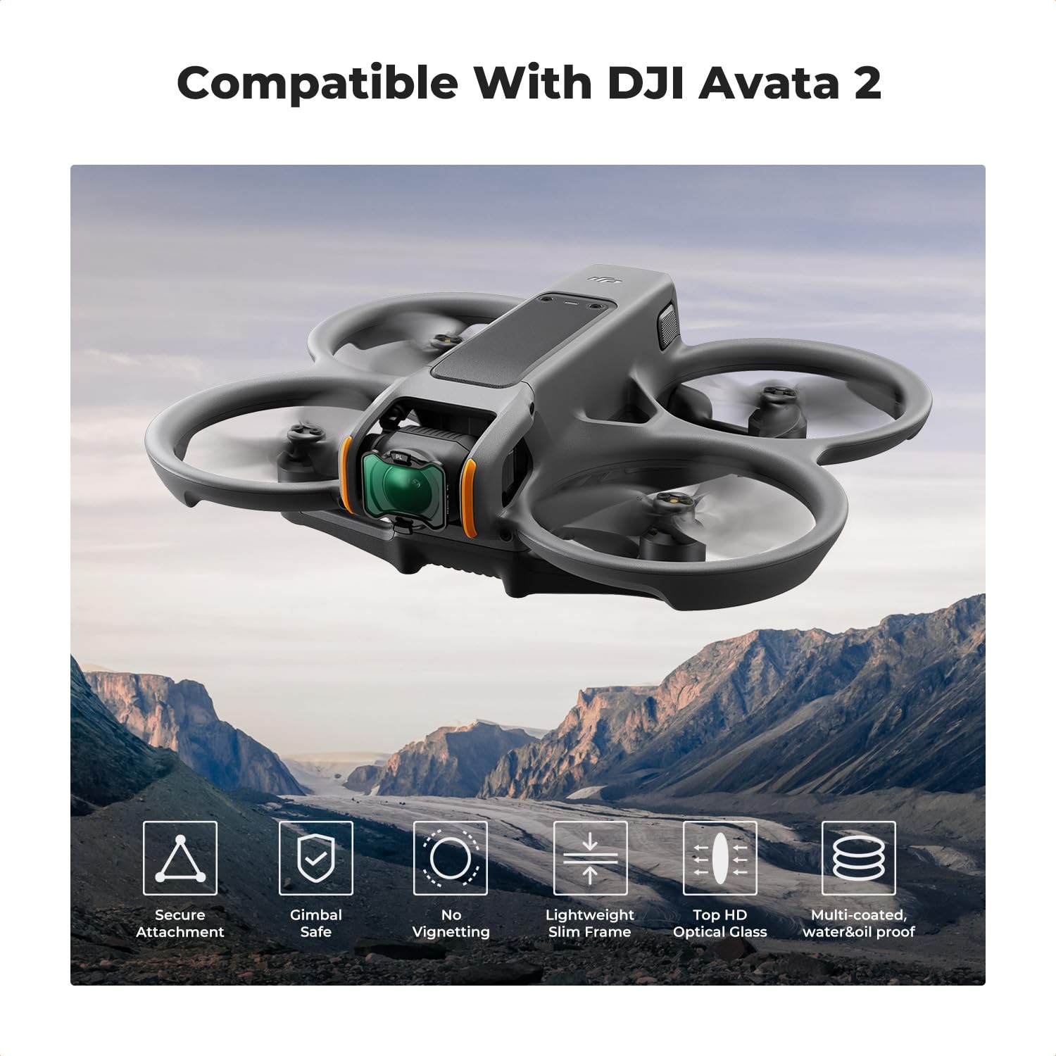 Foto 3 pulgar | Kit De Filtros De Drones K&f Concept Upgrade Avata 2 Para Dji Avata 2 - Venta Internacional.