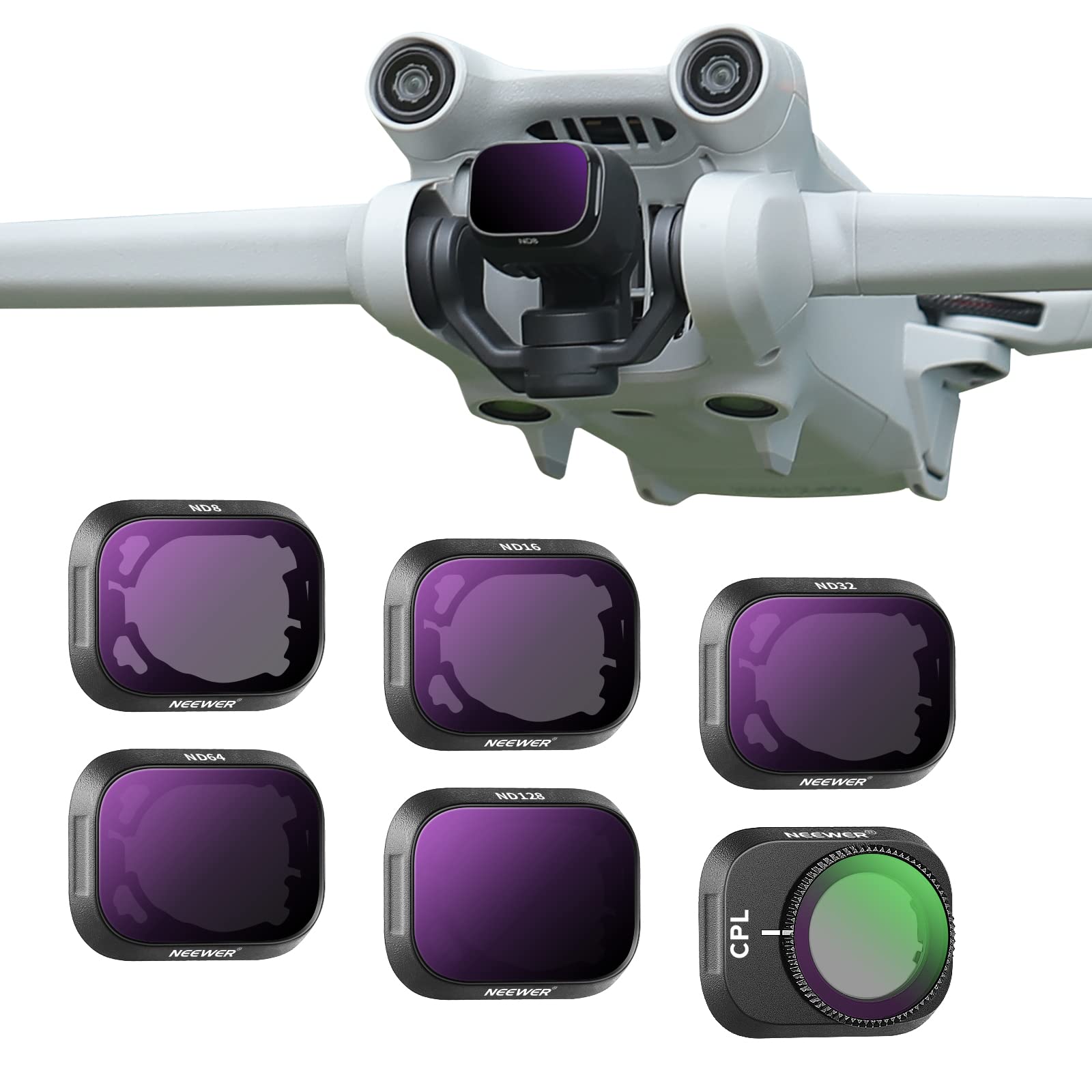 Juego De Filtros Nd Neewer Compatible Con Dji Mini 3/mini 3 Pro - Venta Internacional.