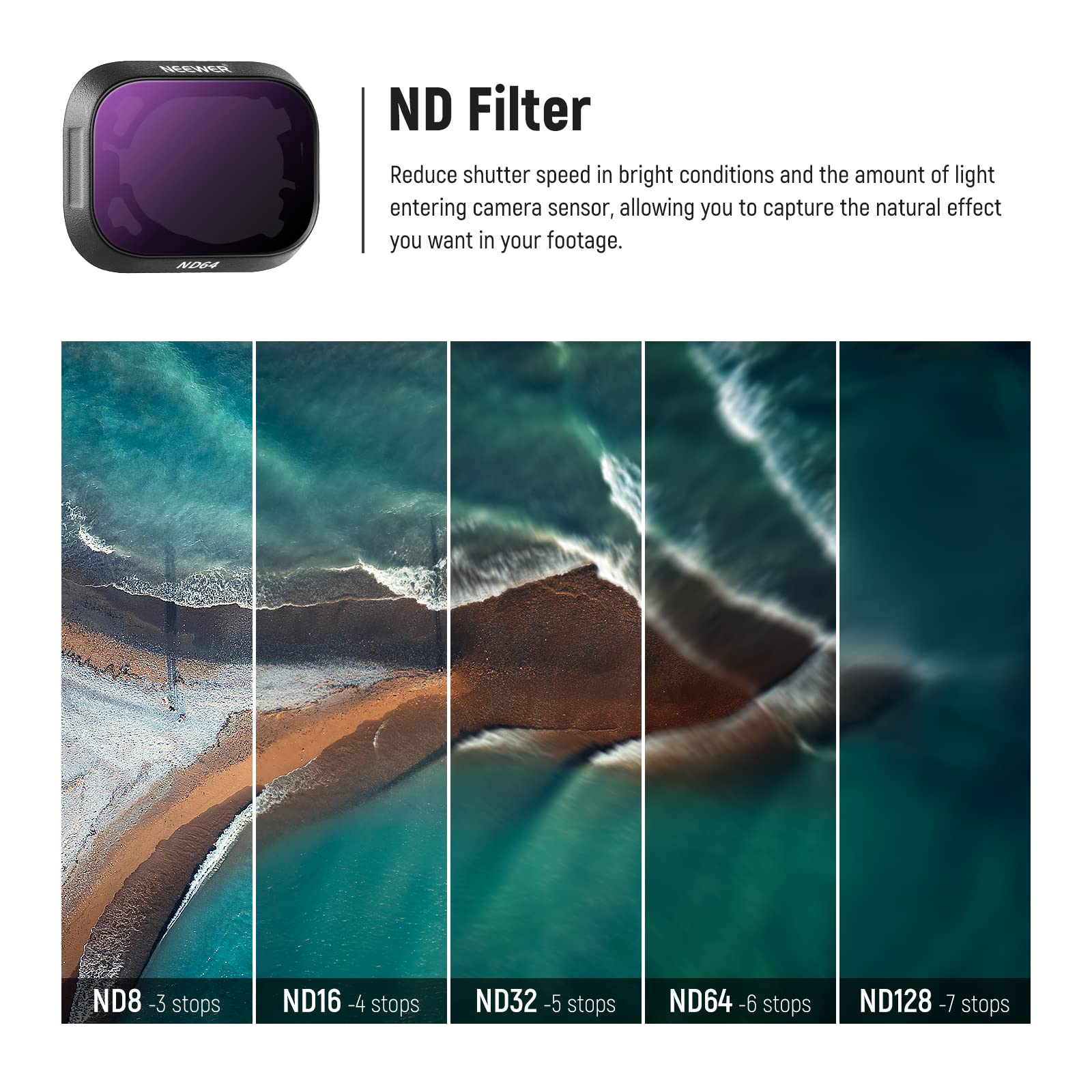 Foto 7 pulgar | Juego De Filtros Nd Neewer Compatible Con Dji Mini 3/mini 3 Pro - Venta Internacional.