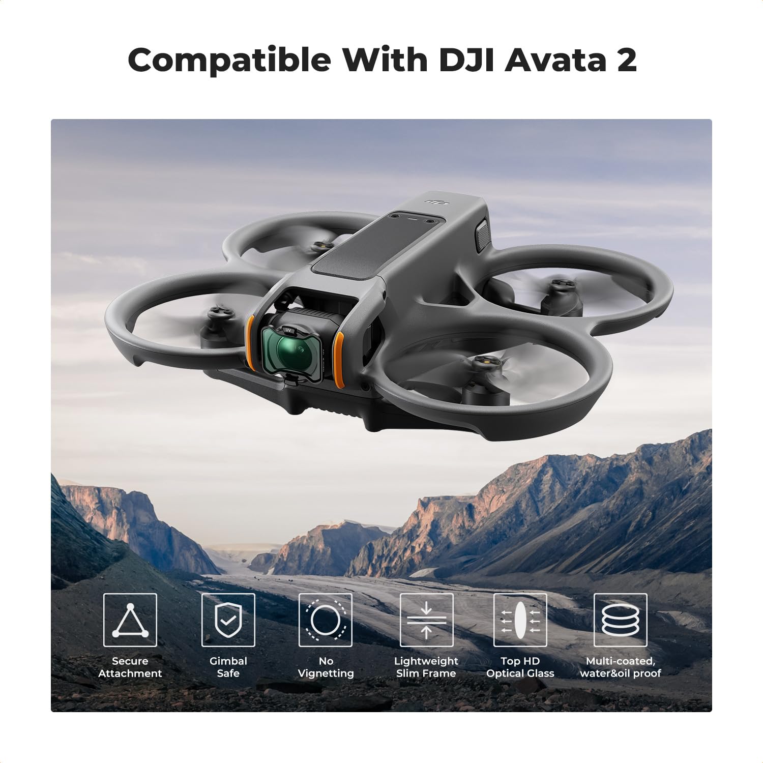 Foto 3 pulgar | Kit De Filtros K&f Concept Avata 2 Drone Uv Pl Nd (paquete De 6) Dji - Venta Internacional.