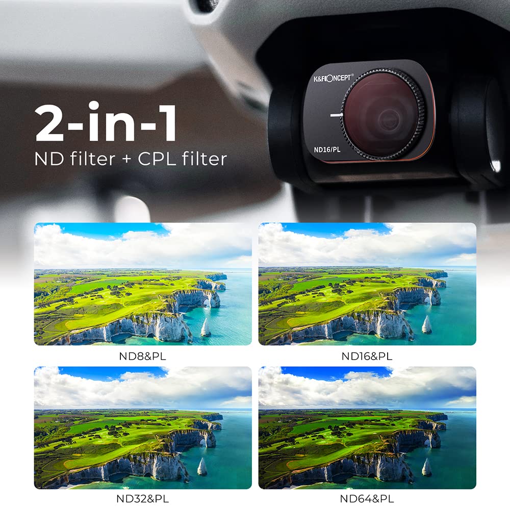 Foto 5 pulgar | Kit De Filtros K&f Concept Para Dji Mavic Mini/mini 2/mini Se/mini 2 Se/mini 4k - Venta Internacional.