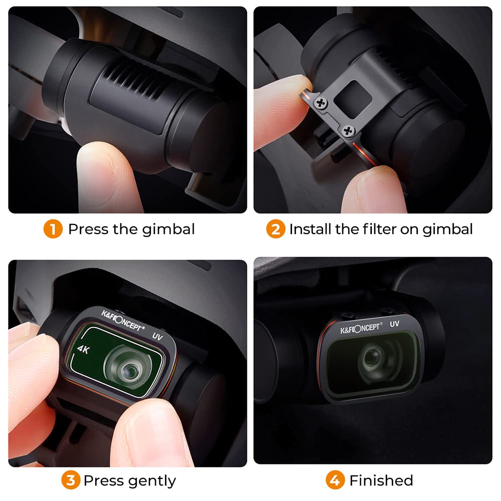 Foto 7 pulgar | Kit De Filtros K&f Concept Para Dji Mavic Mini/mini 2/mini Se/mini 2 Se/mini 4k - Venta Internacional.