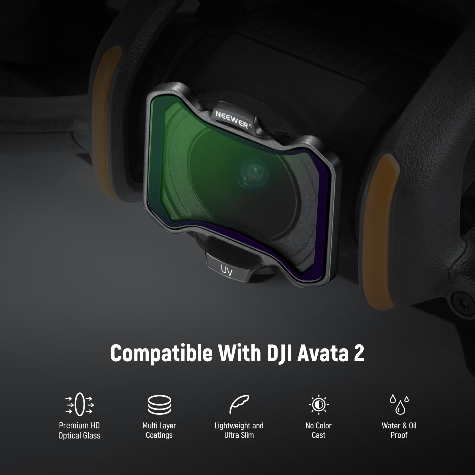 Foto 3 pulgar | Juego De Filtros Neewer Snap On Nd&uv&cpl Compatible Con Dji Avata 2 - Venta Internacional.