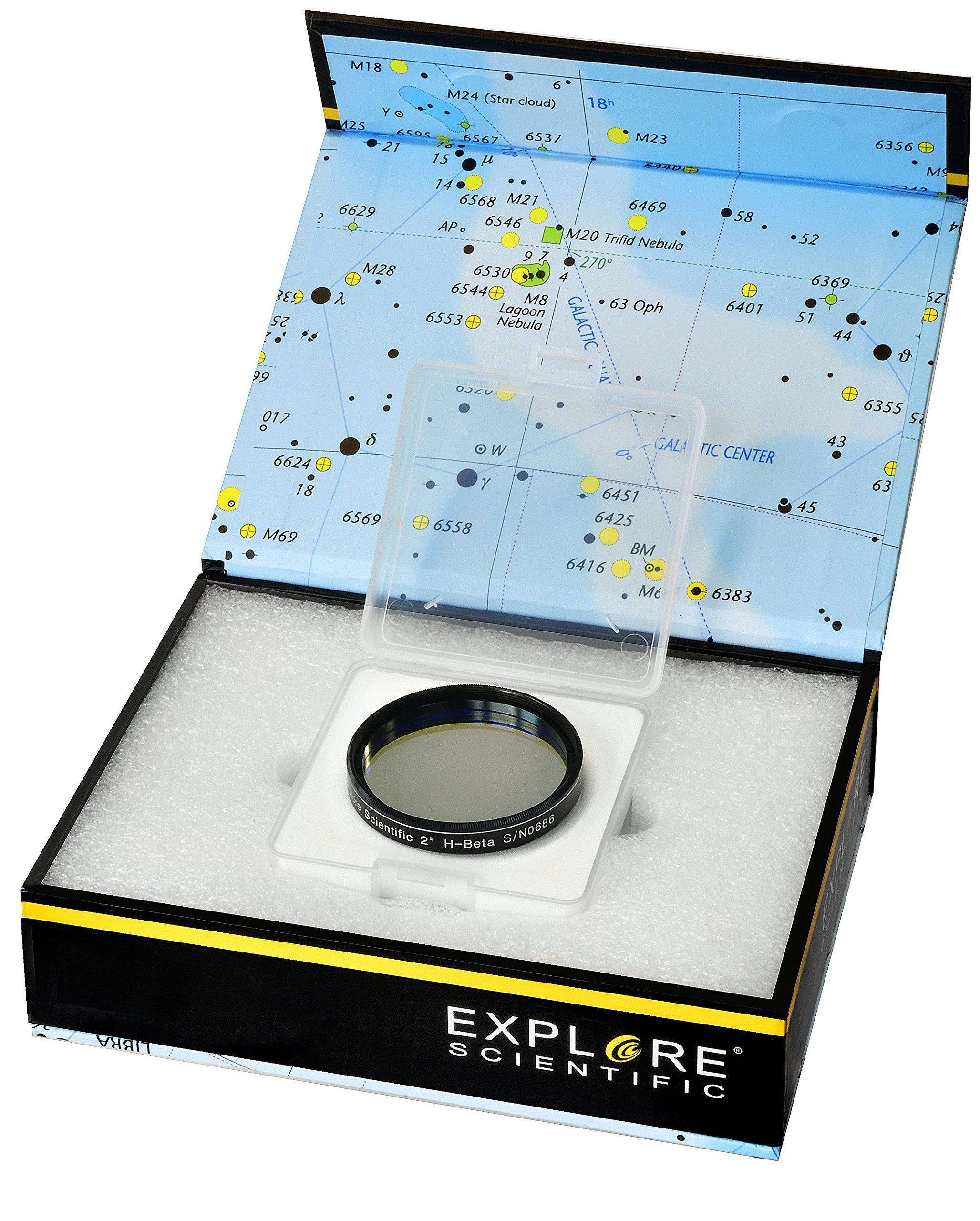 Foto 4 pulgar | Filtro Nebula Explore Scientific 2 H-beta 478-496 Nm 94,5% - Venta Internacional.
