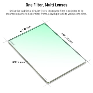 Foto 7 | Filtro Uv Neewer 4x5.65 Square Para Cinema Matte Box - Venta Internacional.