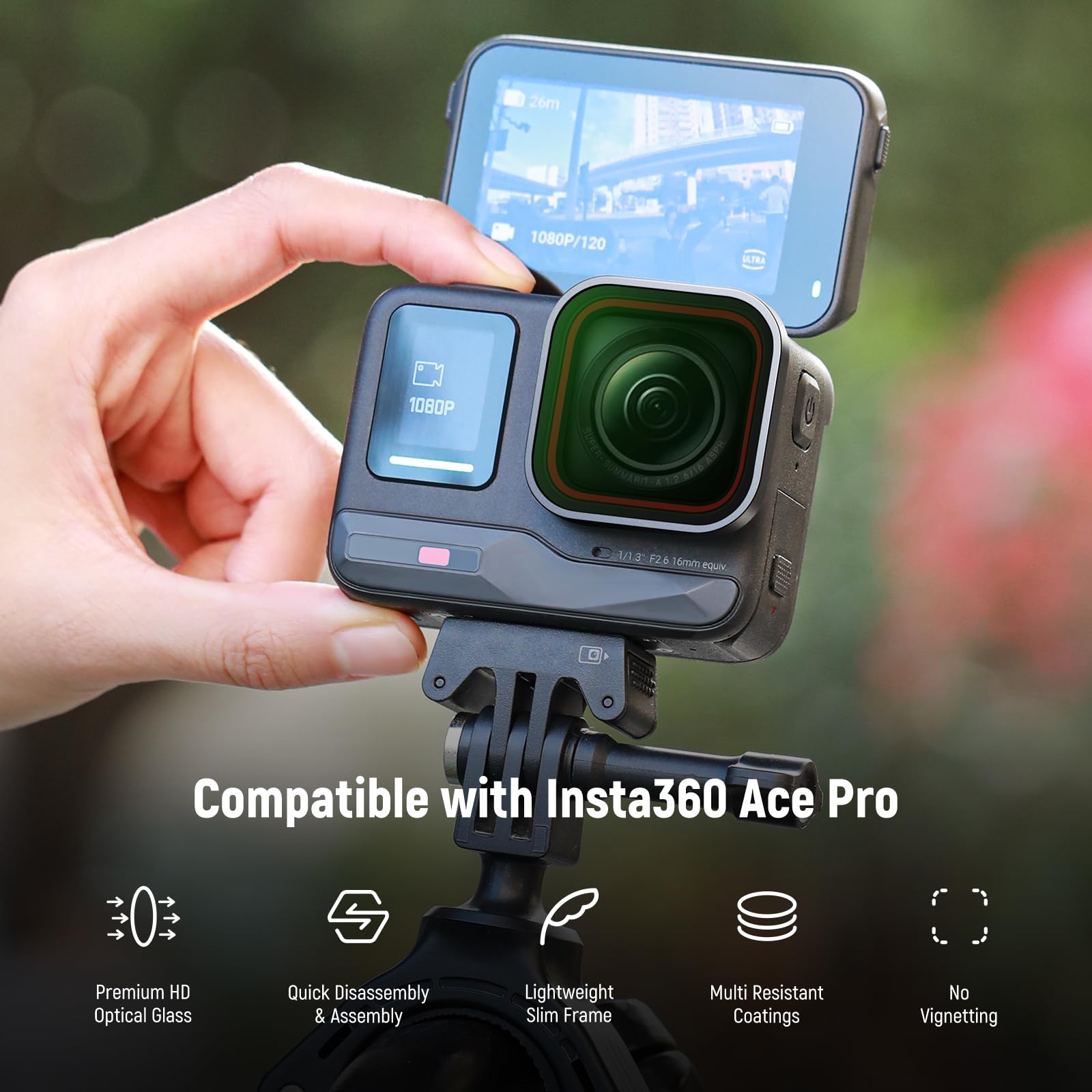 Foto 3 pulgar | Juego De Filtros Neewer Nd Y Cpl Compatible Con Insta360 Ace Pro - Venta Internacional.