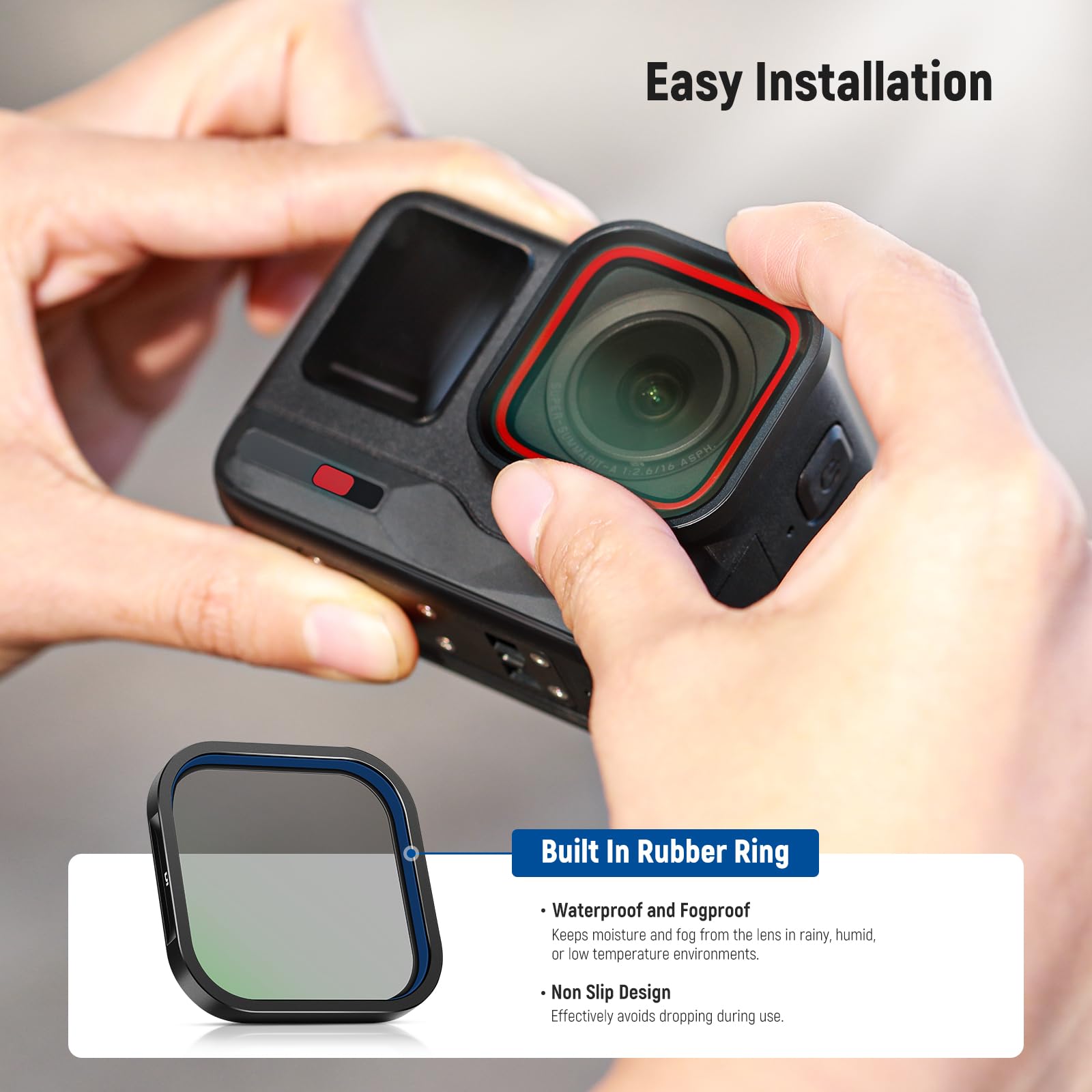 Foto 5 | Juego De Filtros Neewer Nd Y Cpl Compatible Con Insta360 Ace Pro - Venta Internacional.