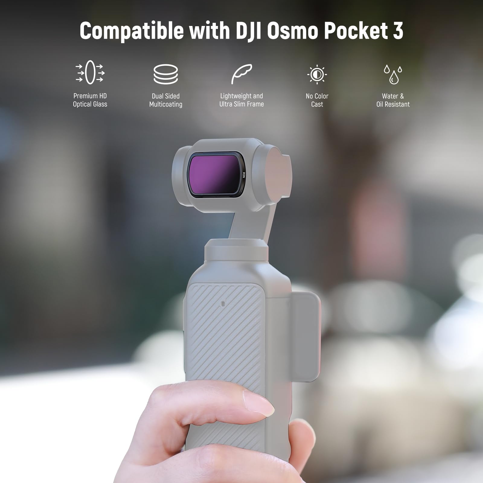 Foto 3 pulgar | Kit De Filtros Neewer Nd Y Cpl Para Dji Osmo Pocket 3 (paquete De 3) - Venta Internacional.