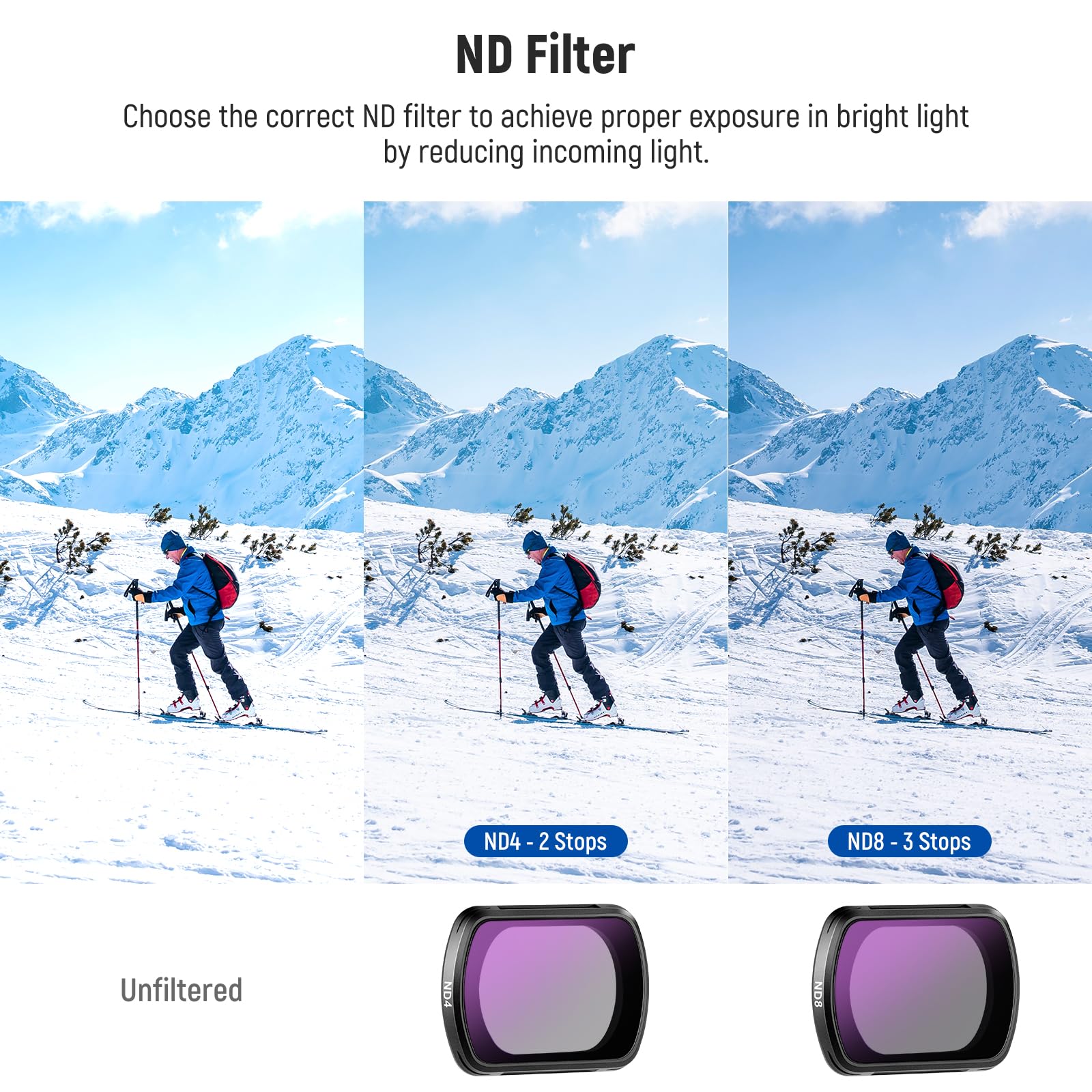 Foto 5 pulgar | Kit De Filtros Neewer Nd Y Cpl Para Dji Osmo Pocket 3 (paquete De 3) - Venta Internacional.