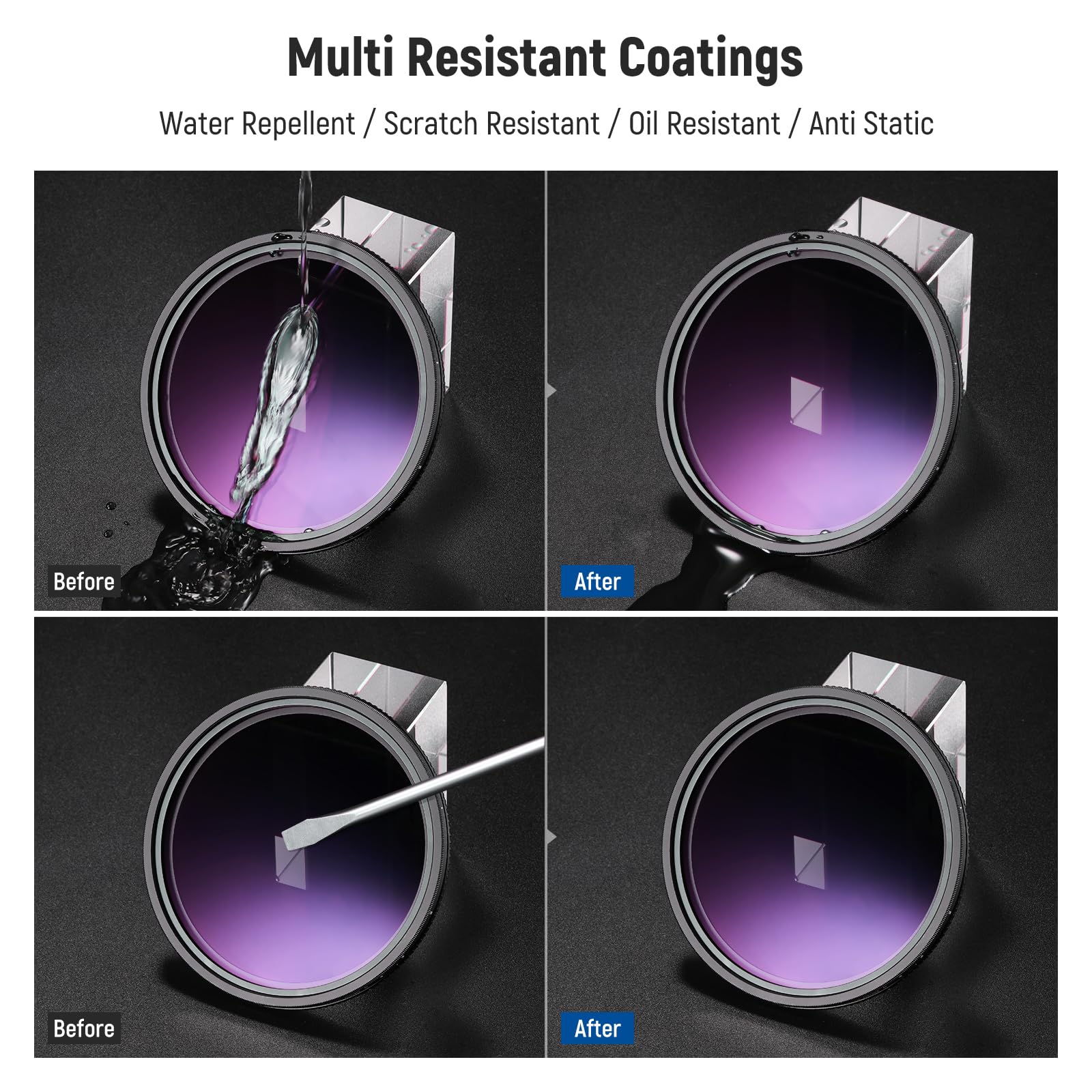 Foto 8 pulgar | Filtro Nd Variable Neewer True Colors 72 Mm Nd2-32 (1-5 Paradas) - Venta Internacional.
