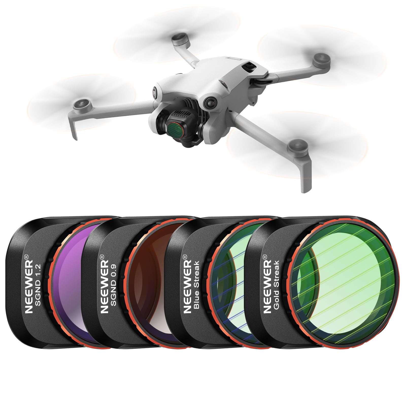 Foto 2 pulgar | Set De Filtros Neewer Nd And Effect Para Dji Mini 4 Pro, Paquete De 4 - Venta Internacional.