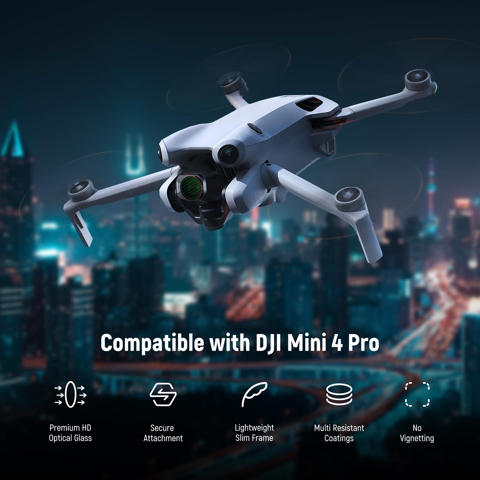 Foto 3 pulgar | Set De Filtros Neewer Nd And Effect Para Dji Mini 4 Pro, Paquete De 4 - Venta Internacional.