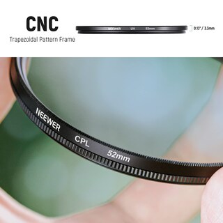Foto 5 | Kit De Filtros De Lentes Neewer De 52 Mm Uv Cpl Fld Nd2 Nd4 Nd8 Con Capucha - Venta Internacional.