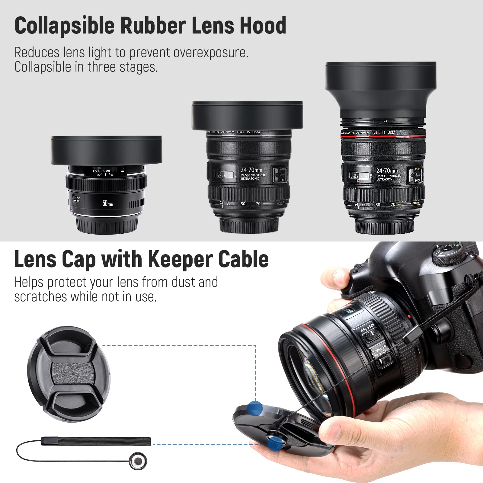 Foto 8 pulgar | Kit De Filtros De Lentes Neewer De 52 Mm Uv Cpl Fld Nd2 Nd4 Nd8 Con Capucha - Venta Internacional.
