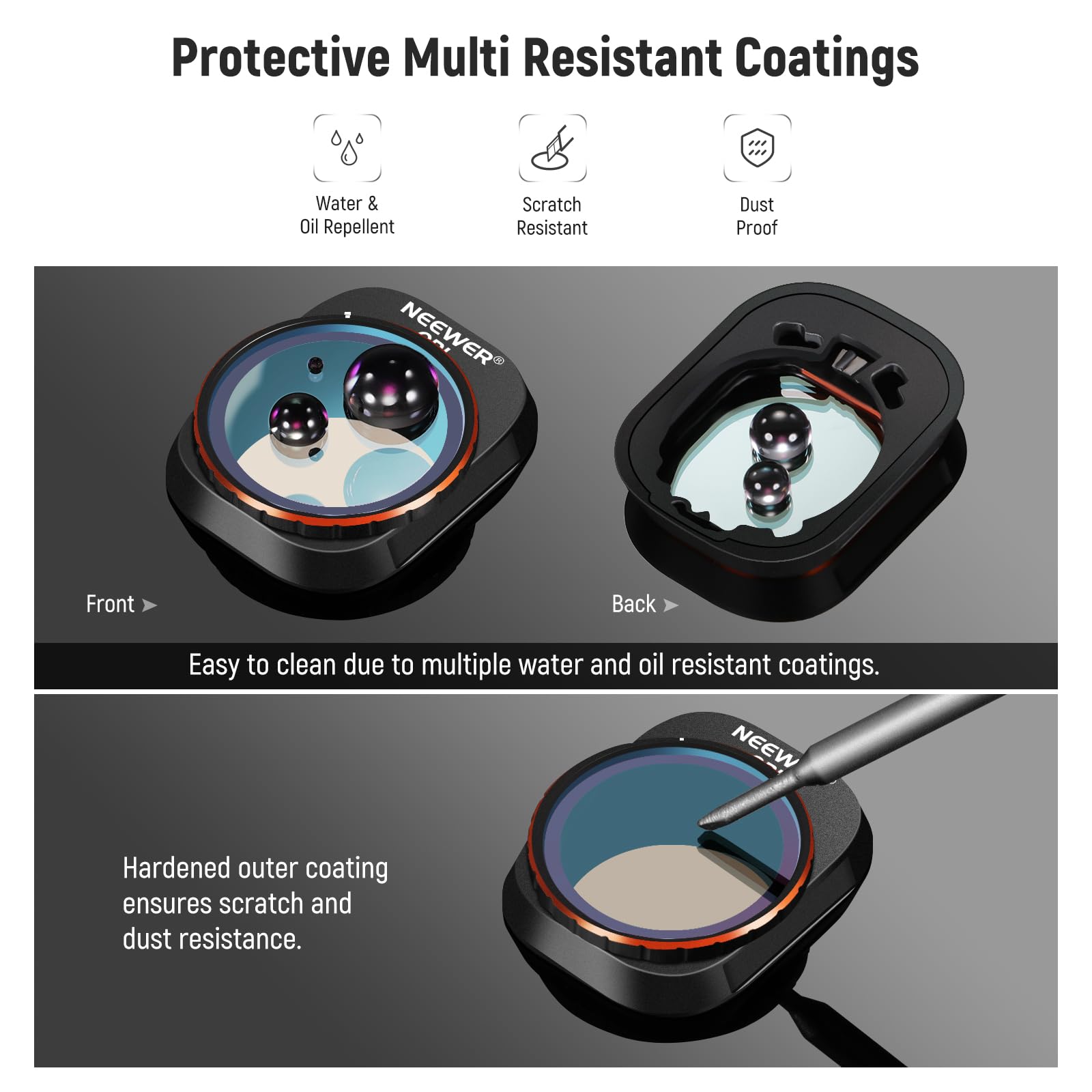 Foto 8 pulgar | Juego De Filtros Neewer Snap On Nd&cpl Compatible Con Dji Mini 4 Pro - Venta Internacional.
