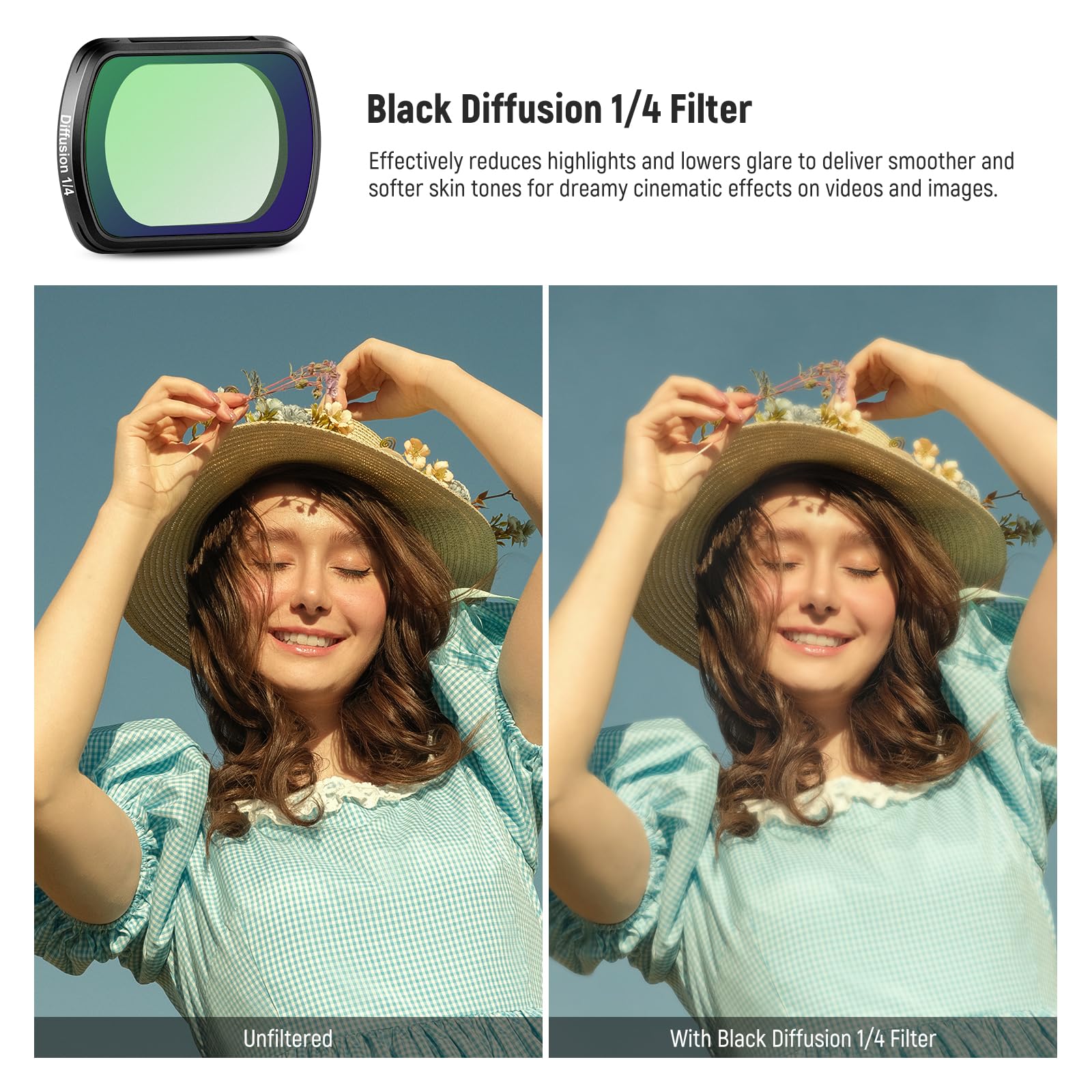 Foto 3 | Set De Filtros Neewer Magnetic Effect Para Dji Osmo Pocket 3 - Venta Internacional.