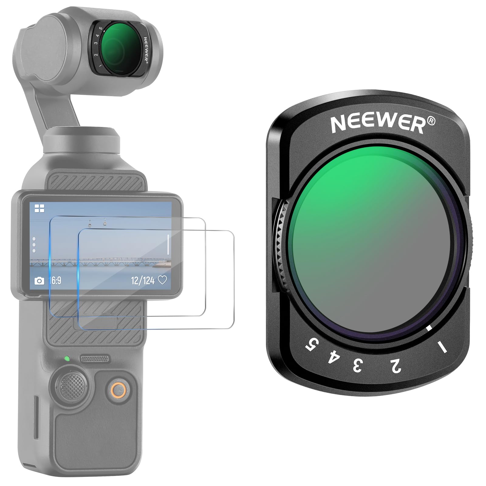 Foto 1 | Filtro Variable Nd2-32 Neewer Compatible Con Dji Osmo Pocket 3 - Venta Internacional.