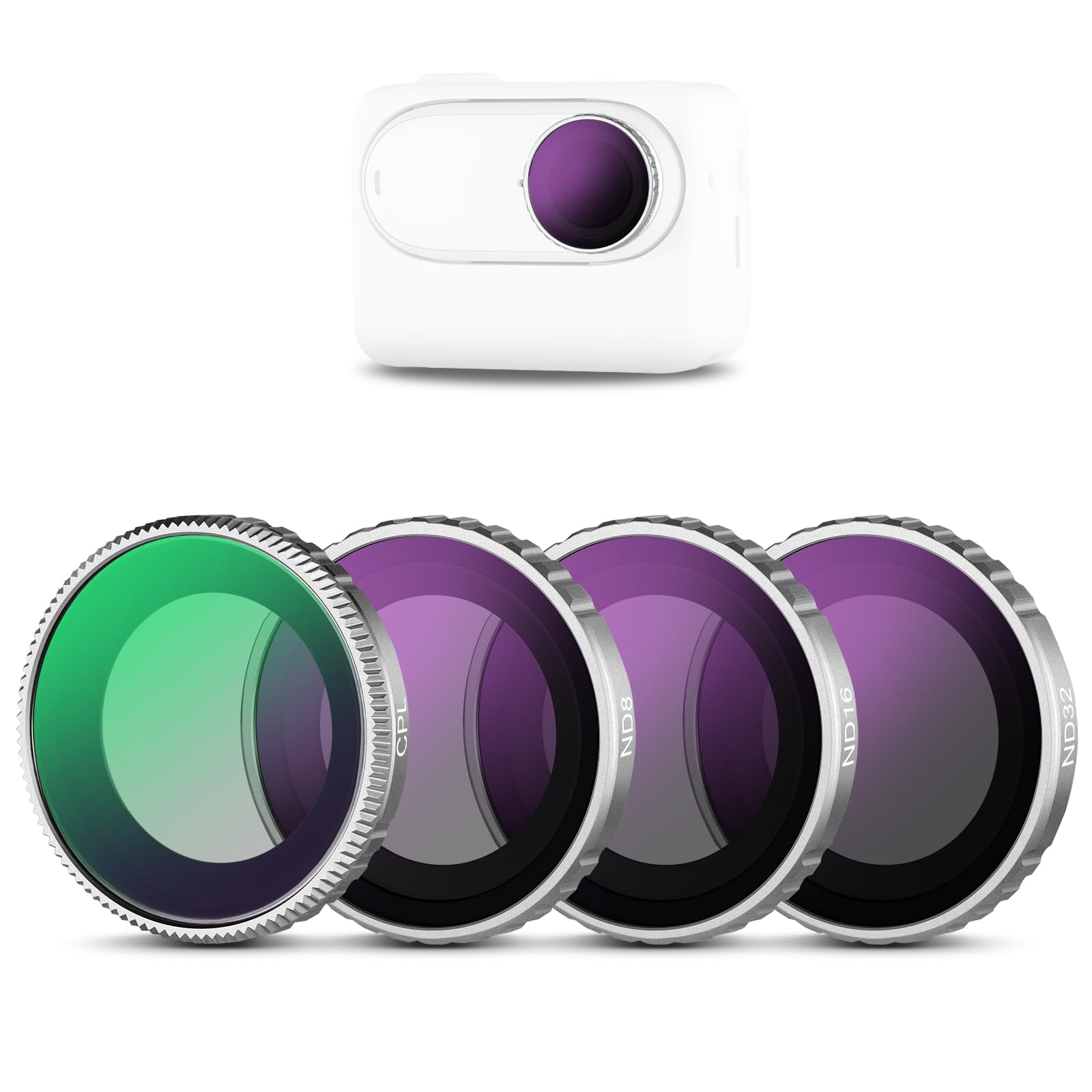 Foto 1 | Juego De Filtros Neewer Nd Compatible Con Insta360 Go 3s Con Cpl+nd8+nd16+nd32 - Venta Internacional.