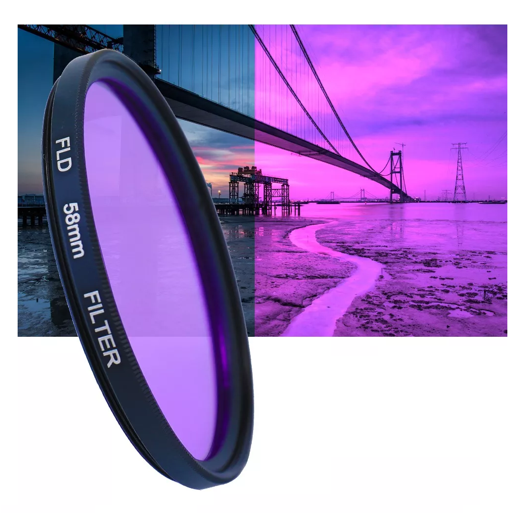 Foto 2 | Kit De Filtro De Lente De Cámara Belug Uv+ Cpl + Fld Filtro 58 Mm Negro Upc/isbn/ean