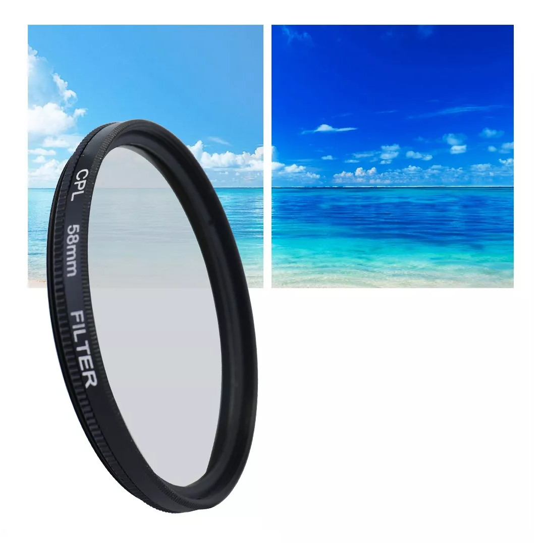 Foto 4 pulgar | Kit De Filtro De Lente De Cámara Belug Uv+ Cpl + Fld Filtro 58 Mm Negro Upc/isbn/ean