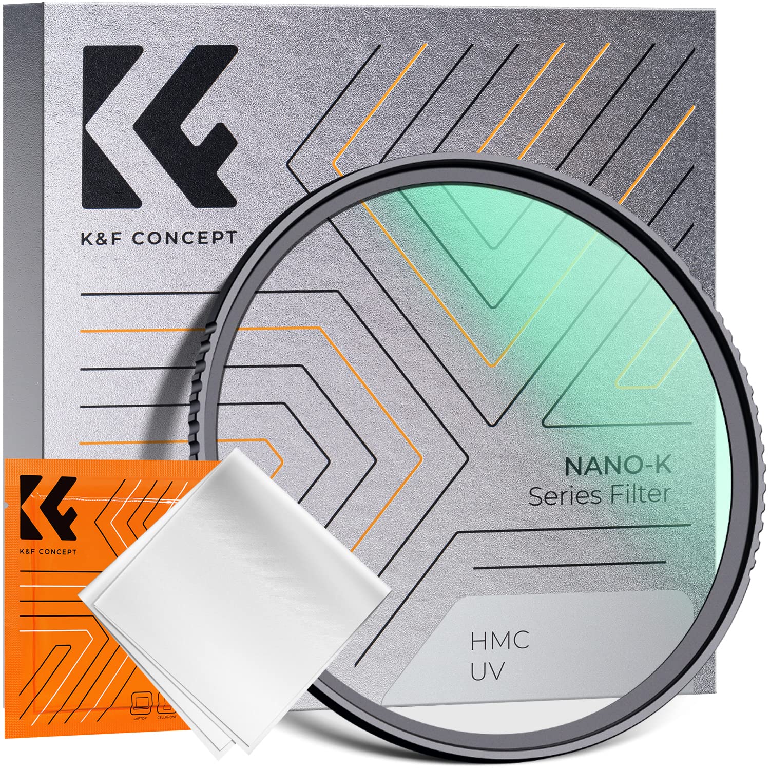 Foto 2 pulgar | Filtro De Protección De Lente K&f Concept 82 Mm Mcuv Para Cámara - Venta Internacional.