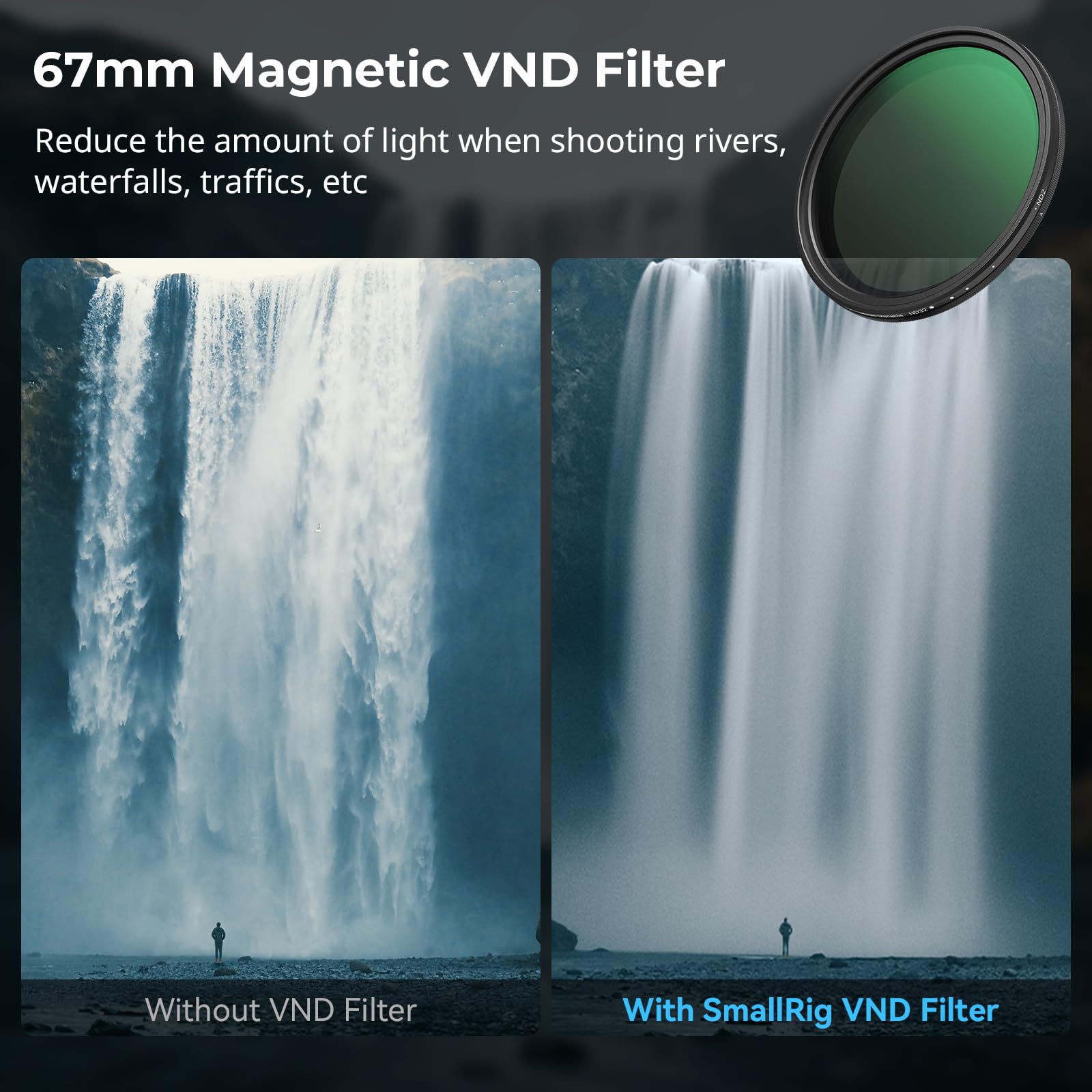 Foto 4 pulgar | Kit De Filtros Smallrig 5 En 1 Magnéticos De 67 Mm Vnd + Cpl + Black M - Venta Internacional.