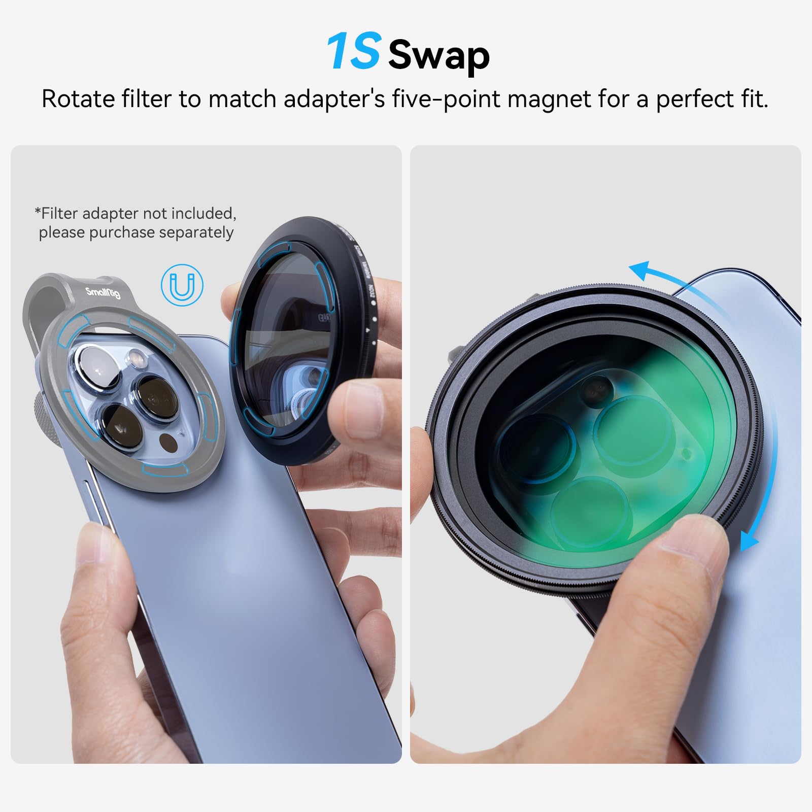 Foto 4 pulgar | Filtro Nd Variable Smallrig 52 Mm Nd2-nd32 (1-5 Paradas) - Venta Internacional.