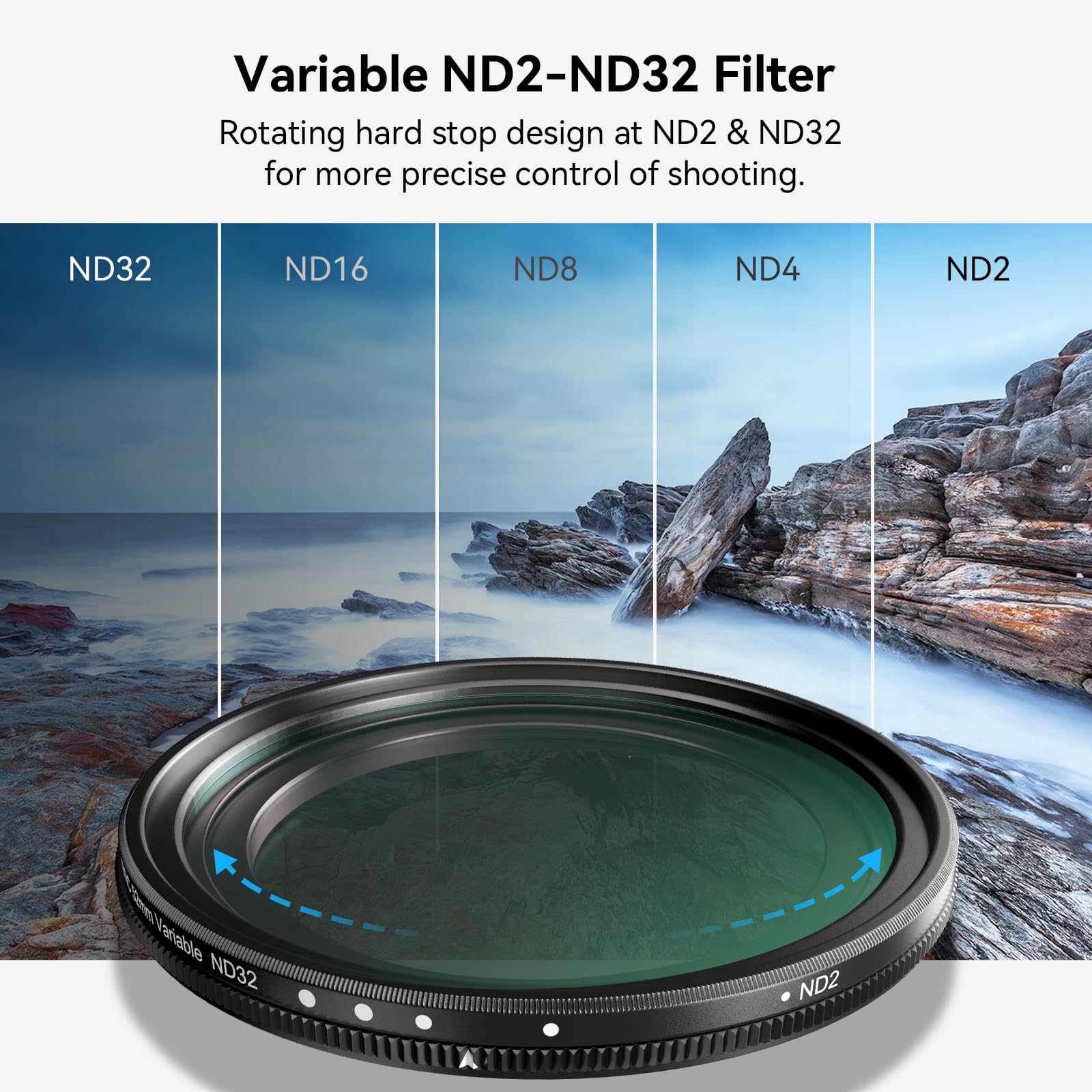 Foto 6 | Filtro Nd Variable Smallrig 52 Mm Nd2-nd32 (1-5 Paradas) - Venta Internacional.