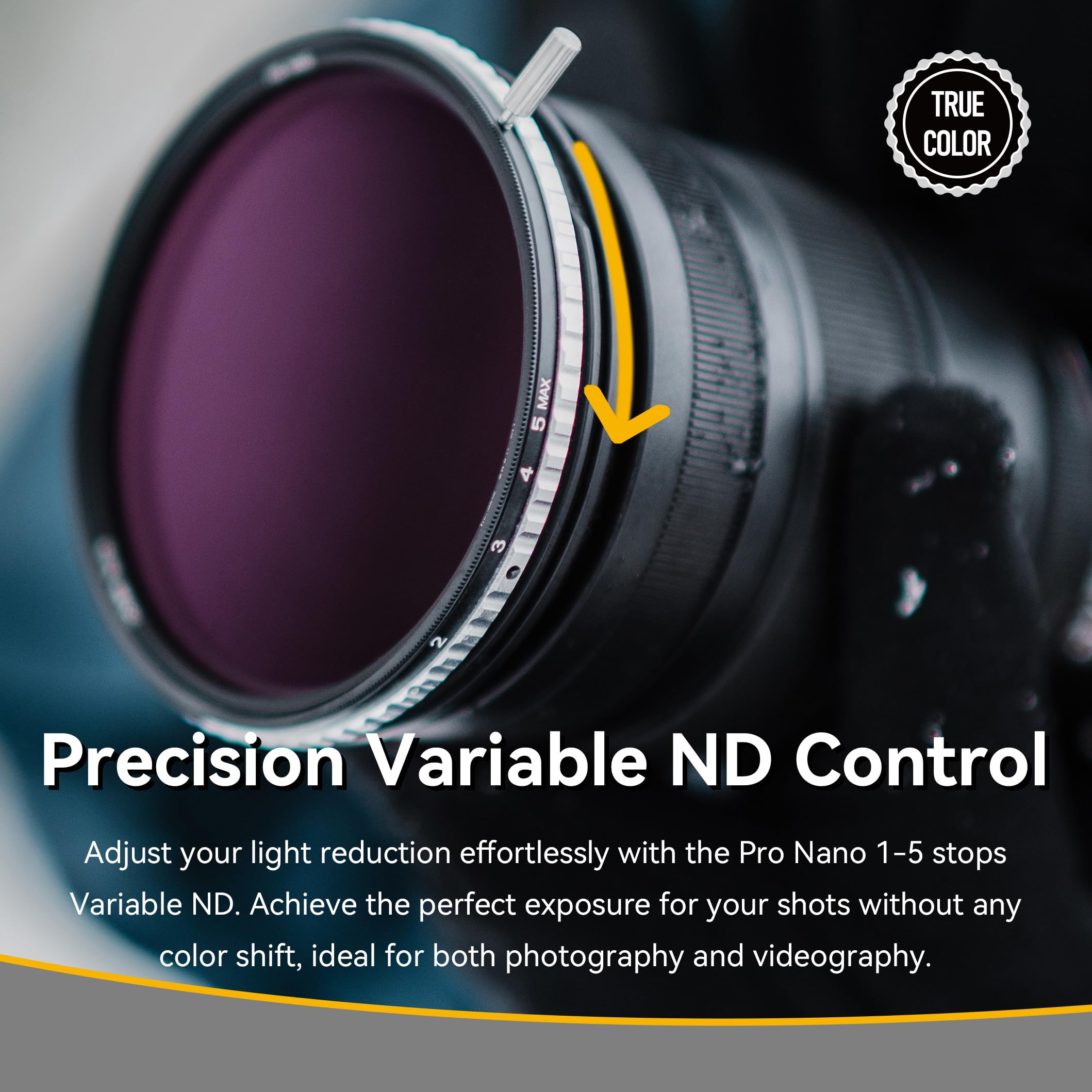 Foto 4 pulgar | Filtro Nd Variable Nisi Swift True Color 40,5 Mm - Venta Internacional.